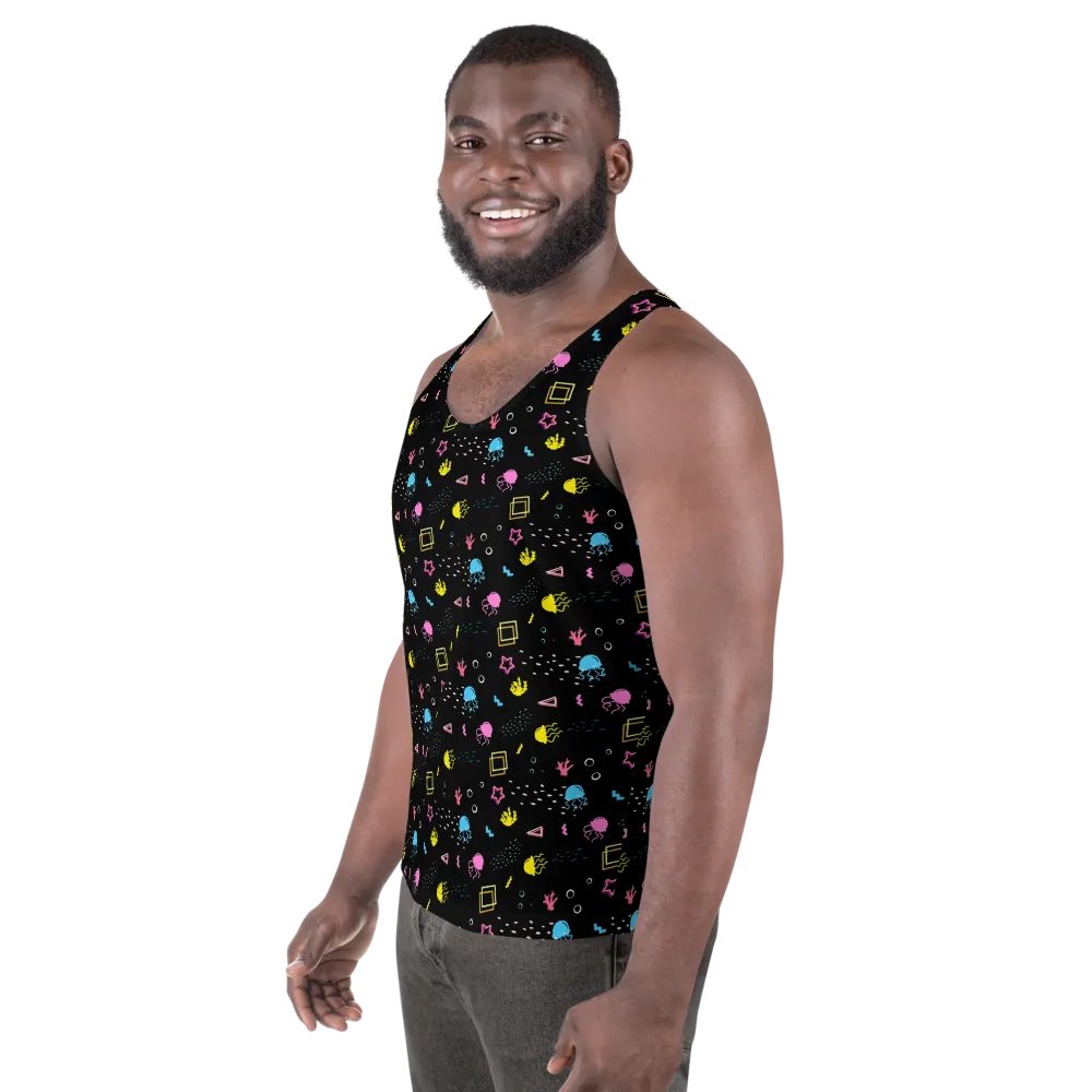 Shifty Seas black pattern tank top product image (5)