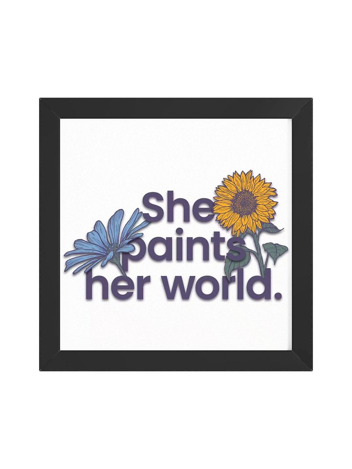 She Paints Art Print product image (1)