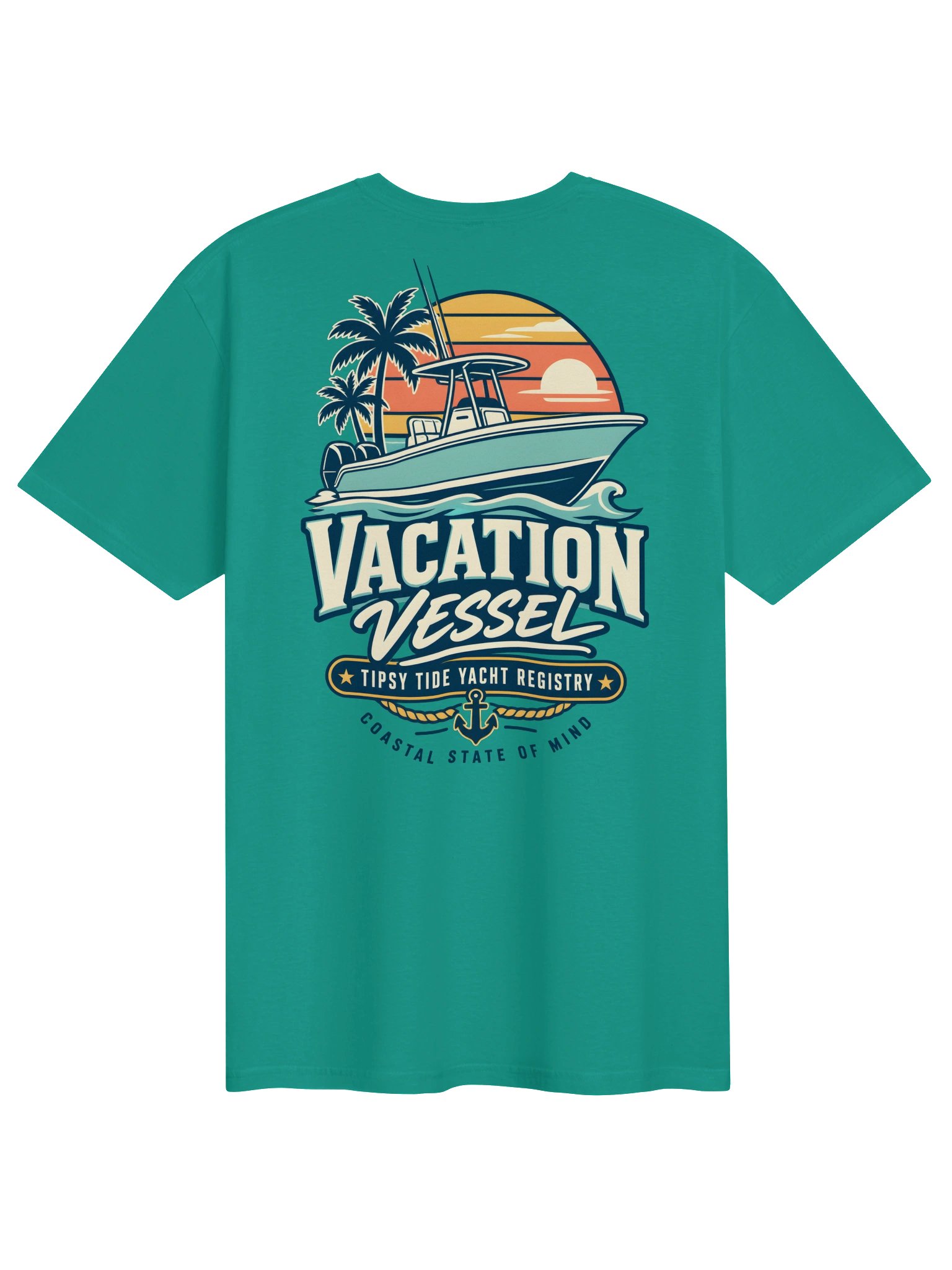 Tipsy Tide Vacation Vessel Tee product image (1)