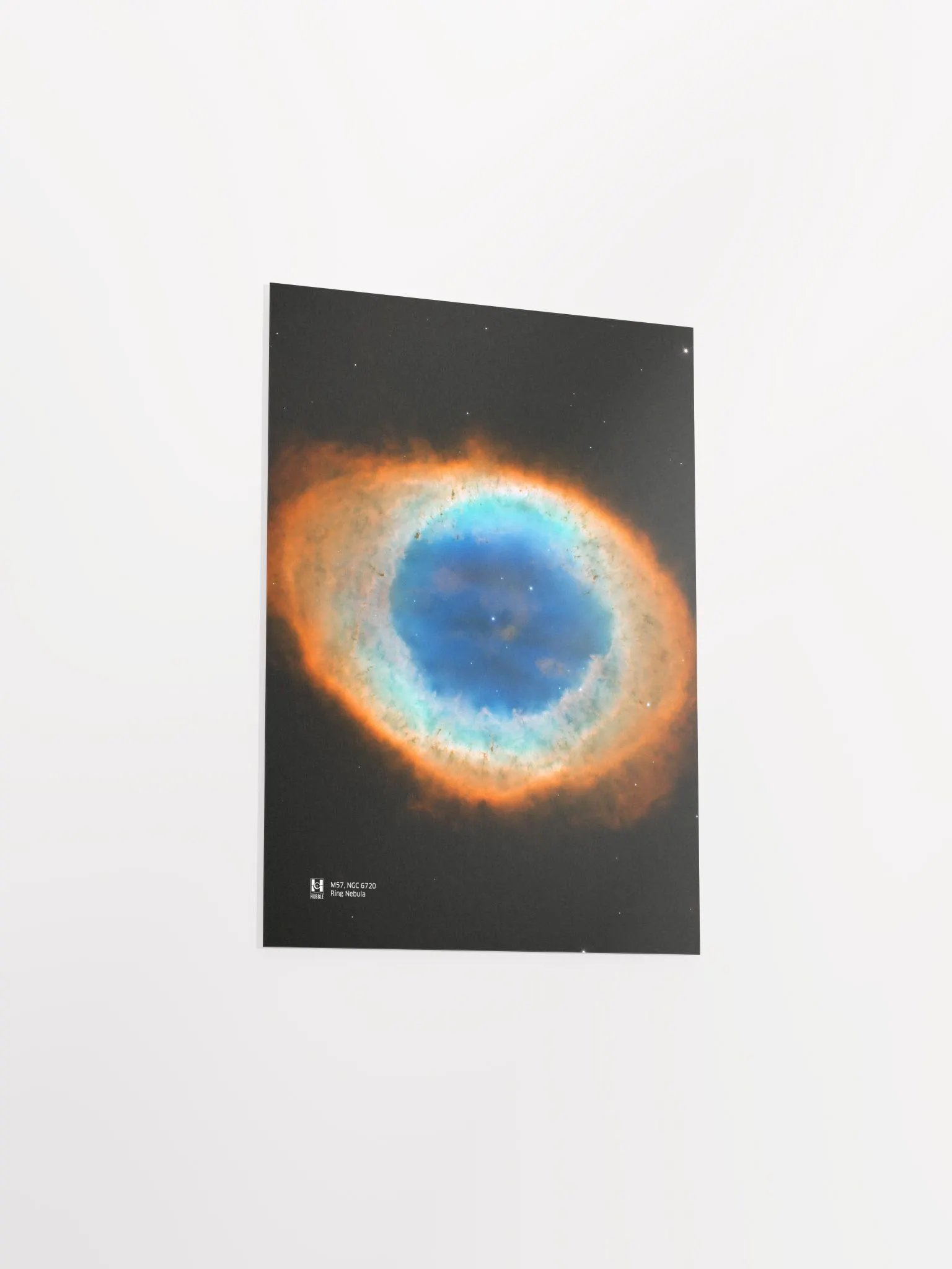 Ring Nebula. M57, NGC 6720, NASA Hubble Space Telescope — Hi-Res Space poster, science poster, space photo product image (8)