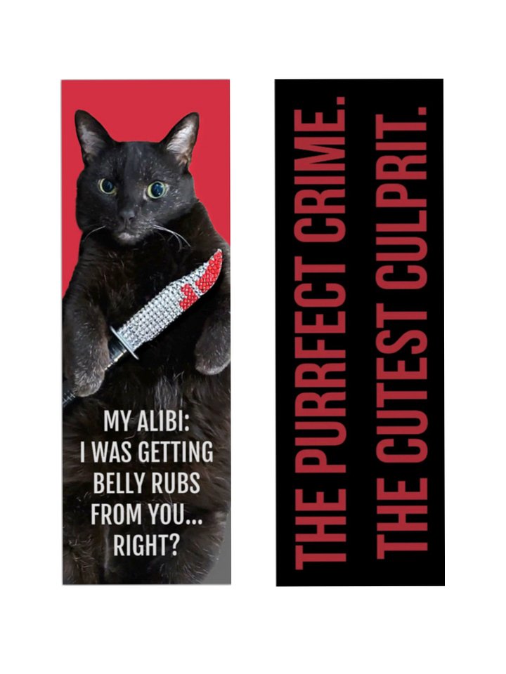 The Purrfect Crime bookmark product image (2)