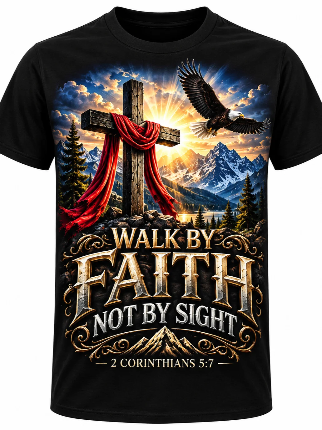Walk by Faith, Not by Sight T-Shirt product image (2)