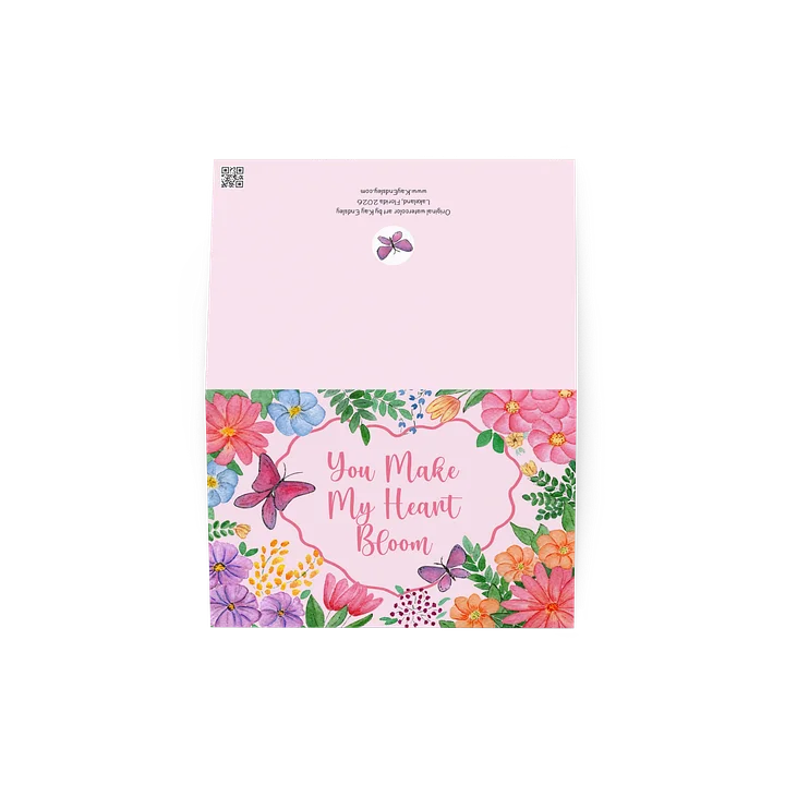 Flowers and Butterflies Border - You Make My Heart Bloom product image (2)