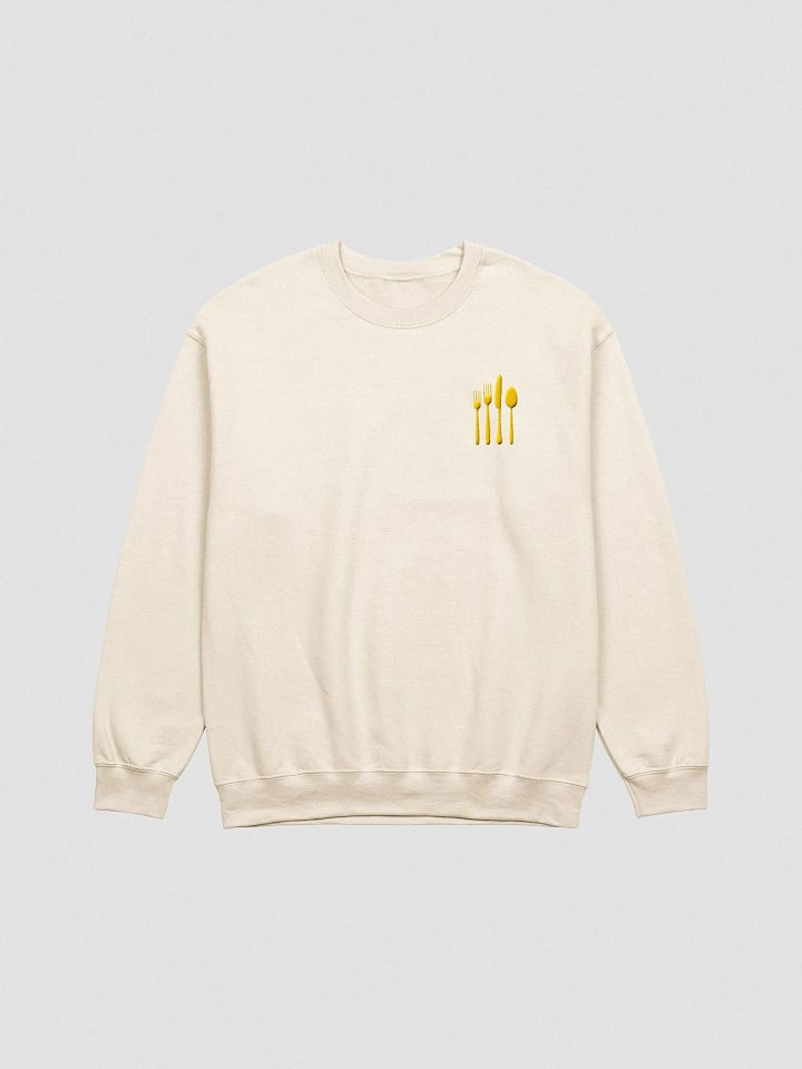 Cutlery Sweatshirt Sand product image (1)