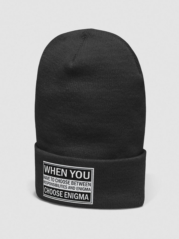 ENIGMAS Yupoong Cuffed Beanie product image (2)