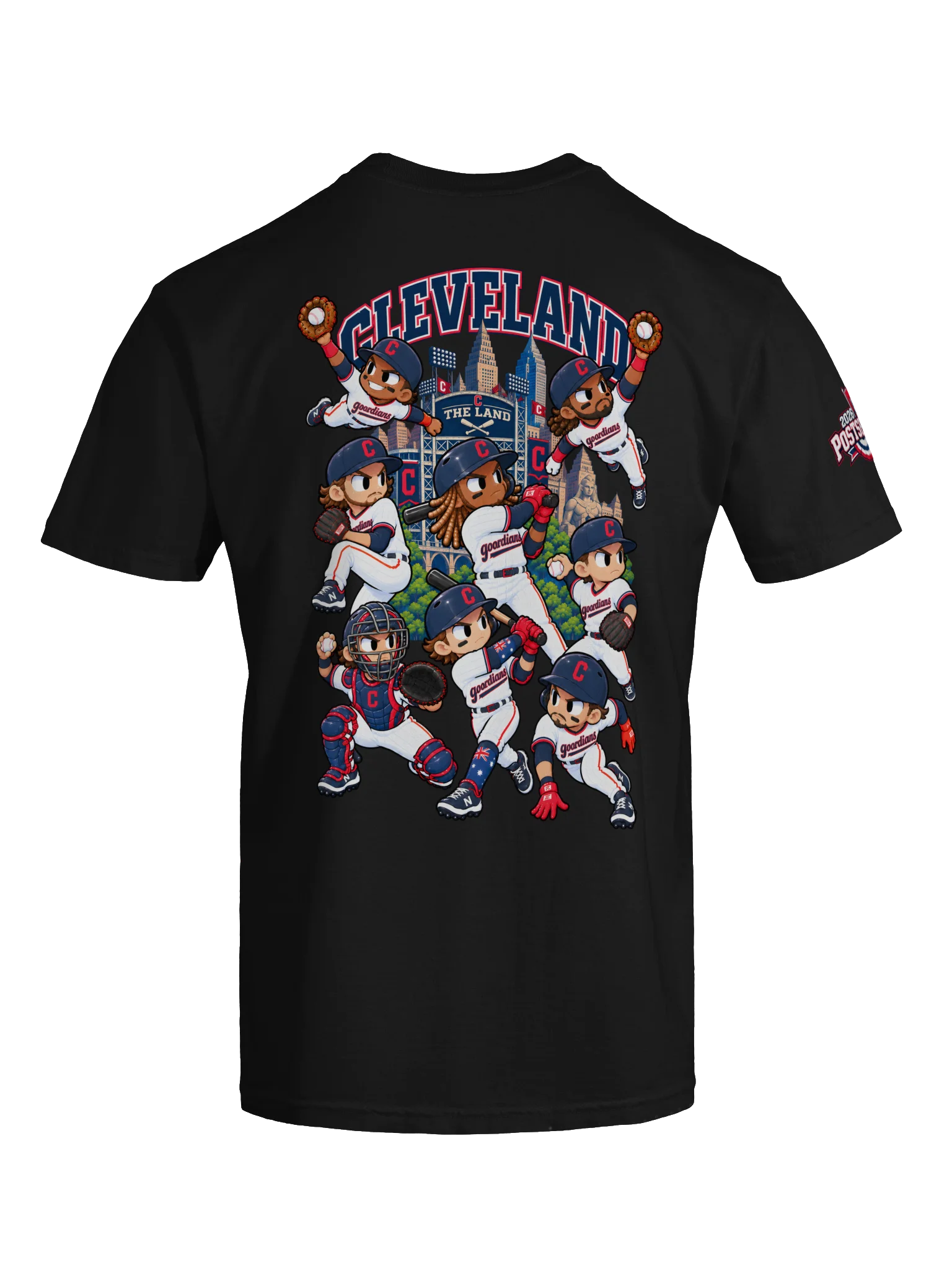Cleveland Baseball 2026 "Postseason" Animated Player Back Print T-Shirt product image (11)