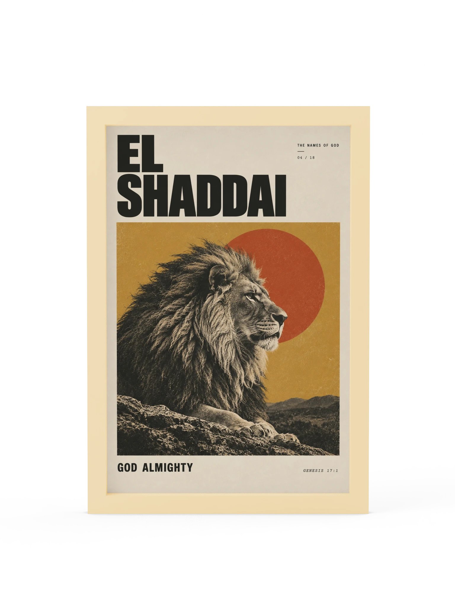 El Shaddai | Names of God Framed Print product image (1)