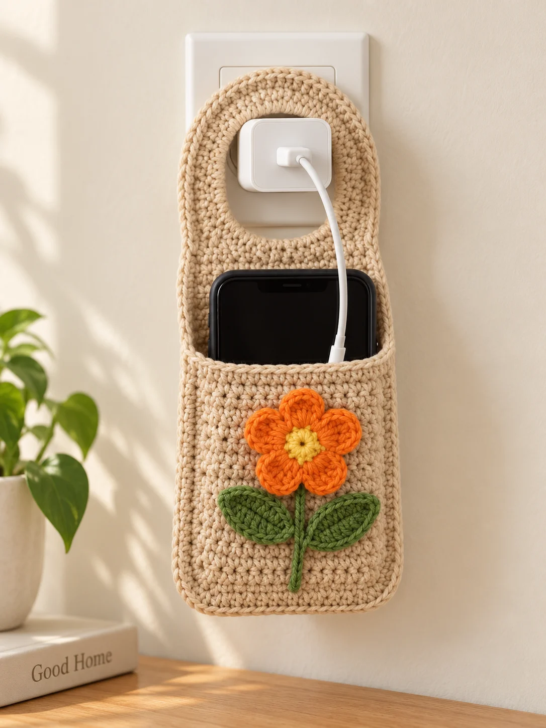 Crochet Phone Charging Holder PDF Pattern product image (5)