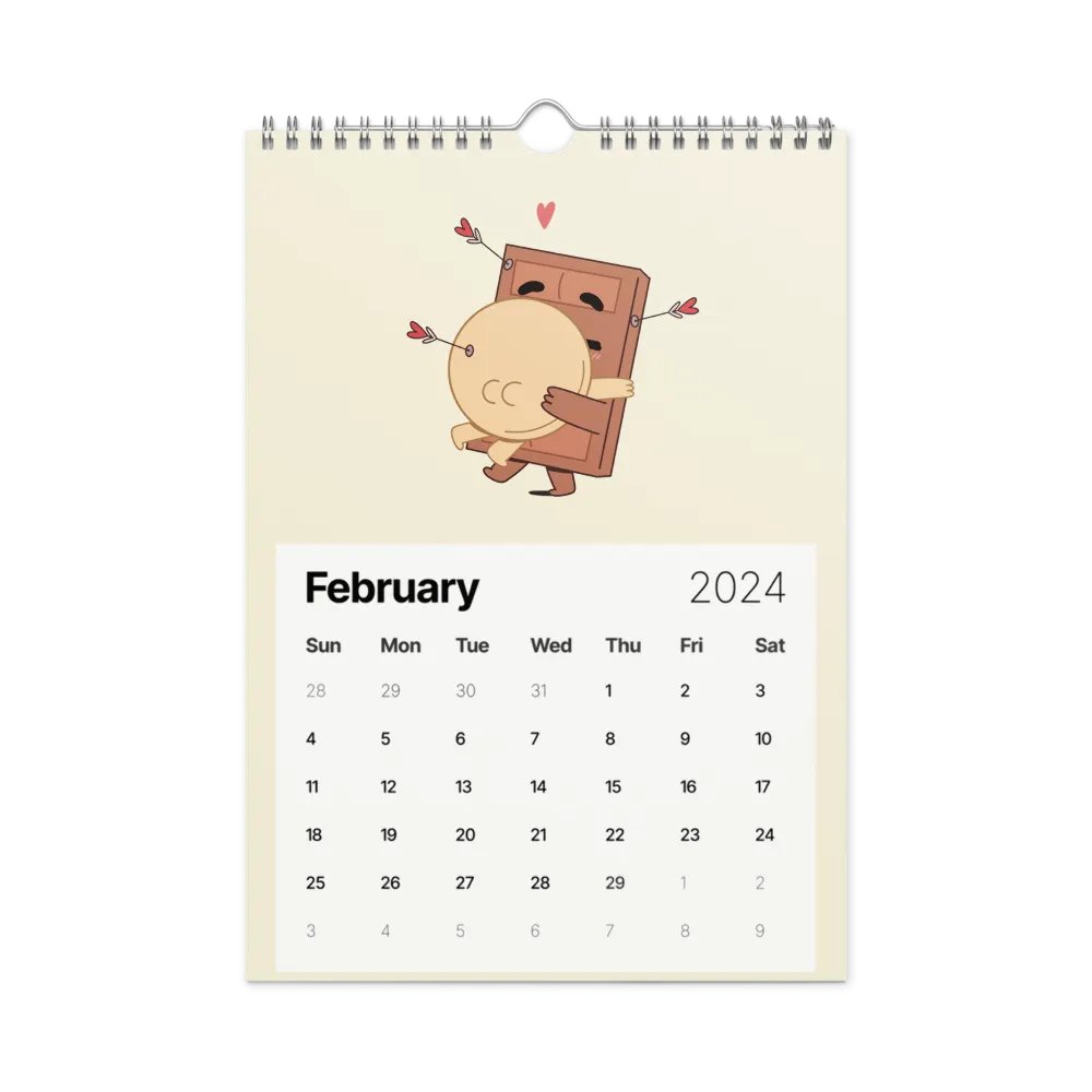 2024 Choco & Pancake Wall Calendar product image (7)