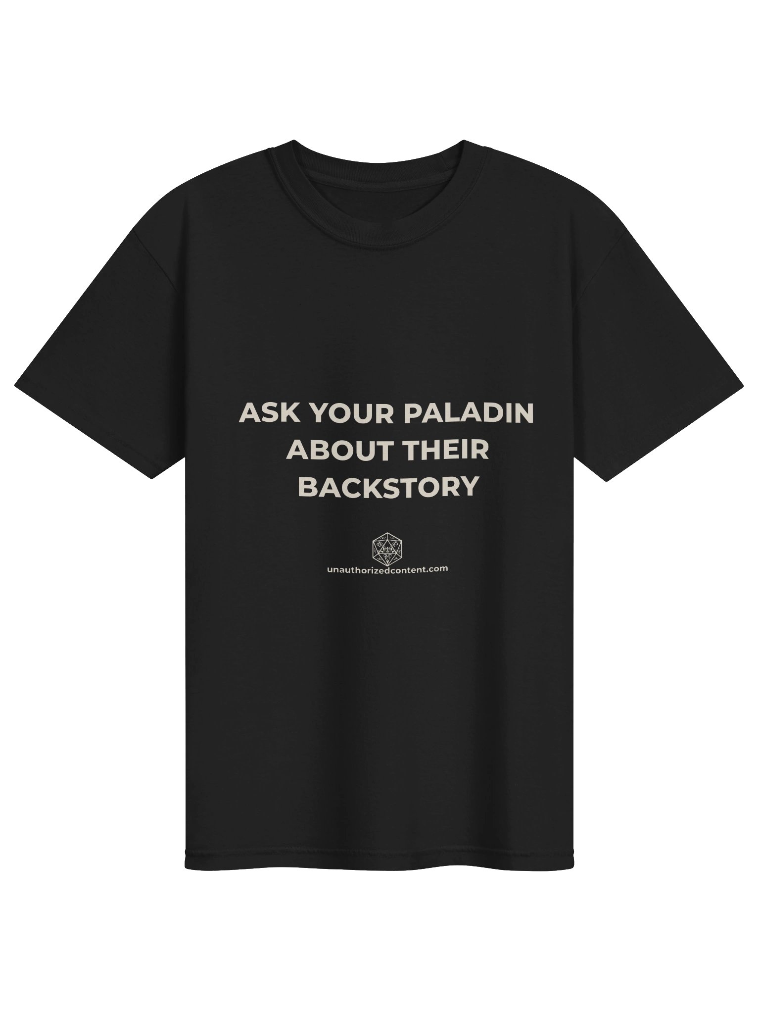 Ask Your Paladin About Their Backstory — Heavyweight T-Shirt product image (1)