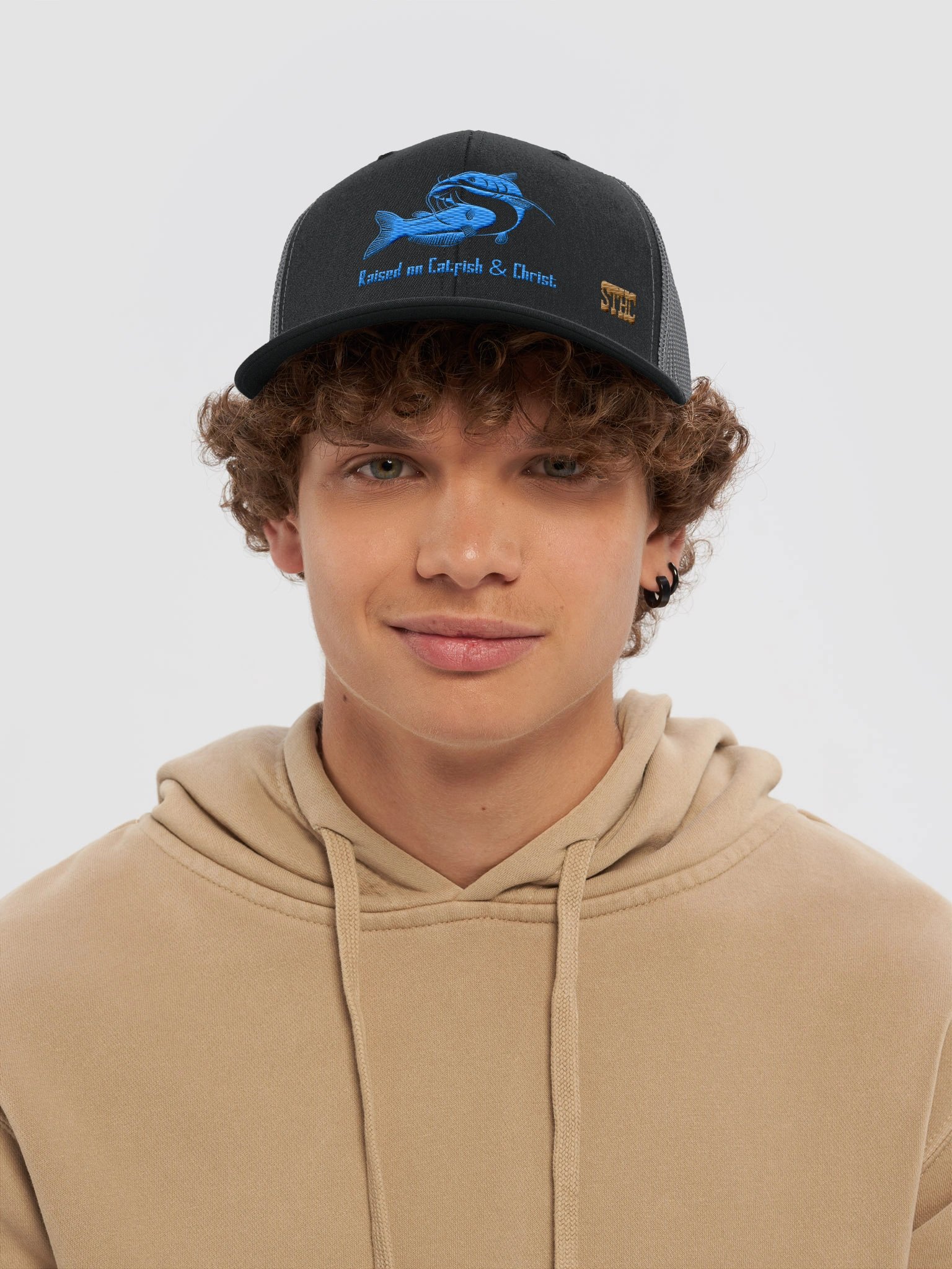 Catfish & Christ Trucker Hat product image (5)