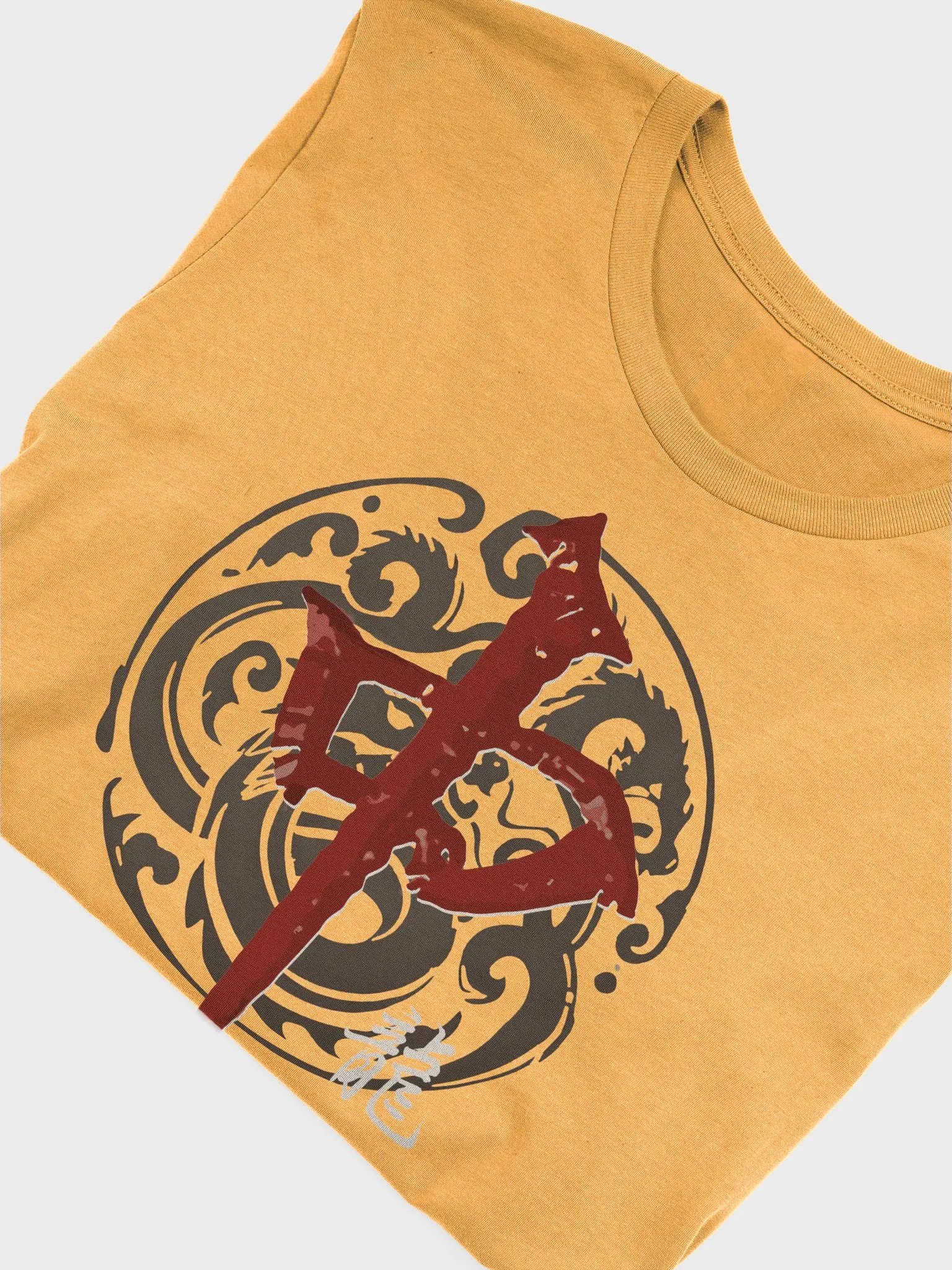 Red Dragon Mahjong Shirt, Board Gamer T-shirt, Gold product image (9)