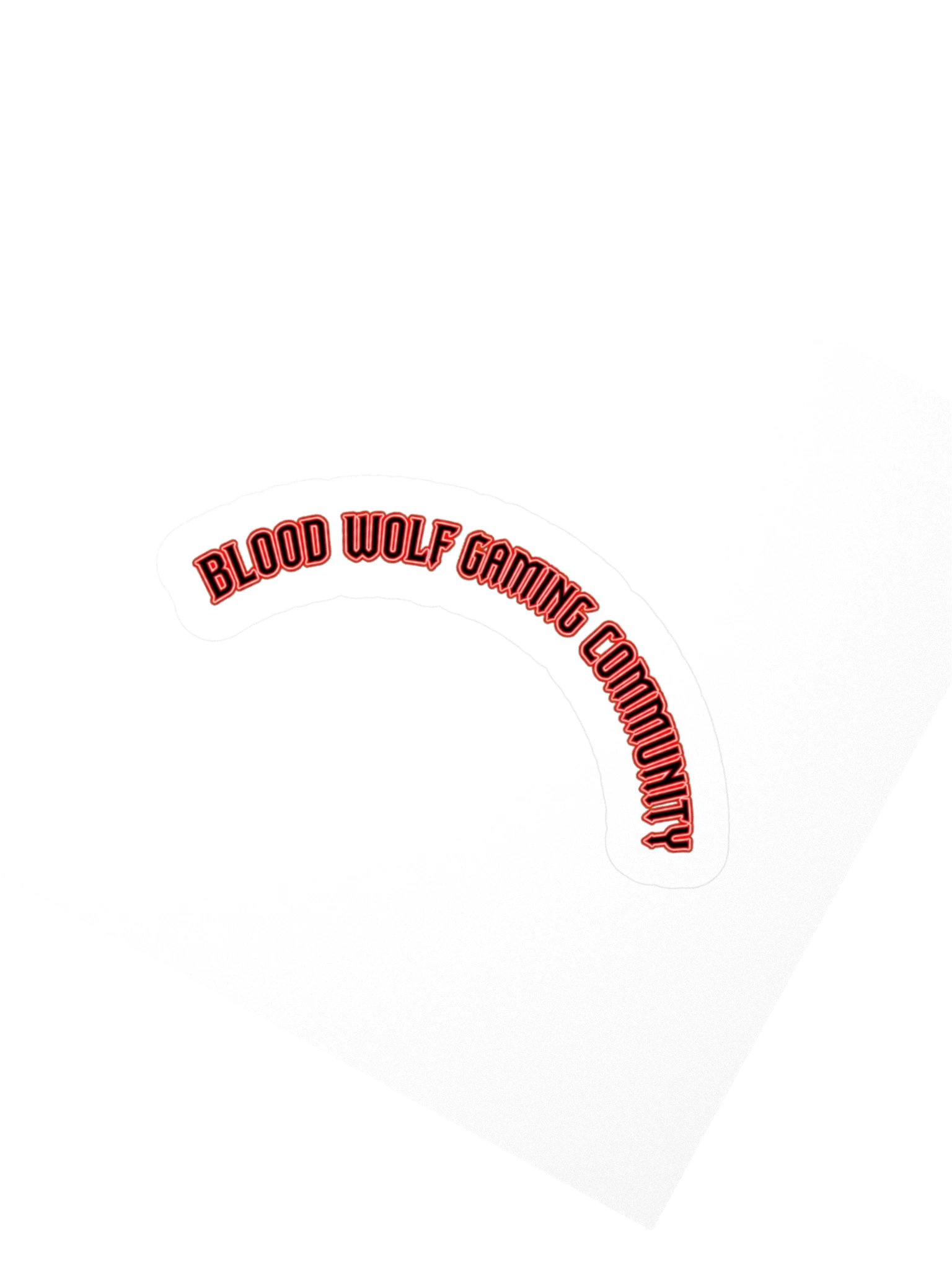 Blood Wolf Gaming Community Sticker product image (2)