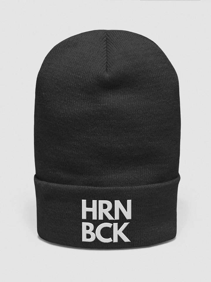 HRNBCK BEANIE - Original Black Edition (gestickt) product image (1)
