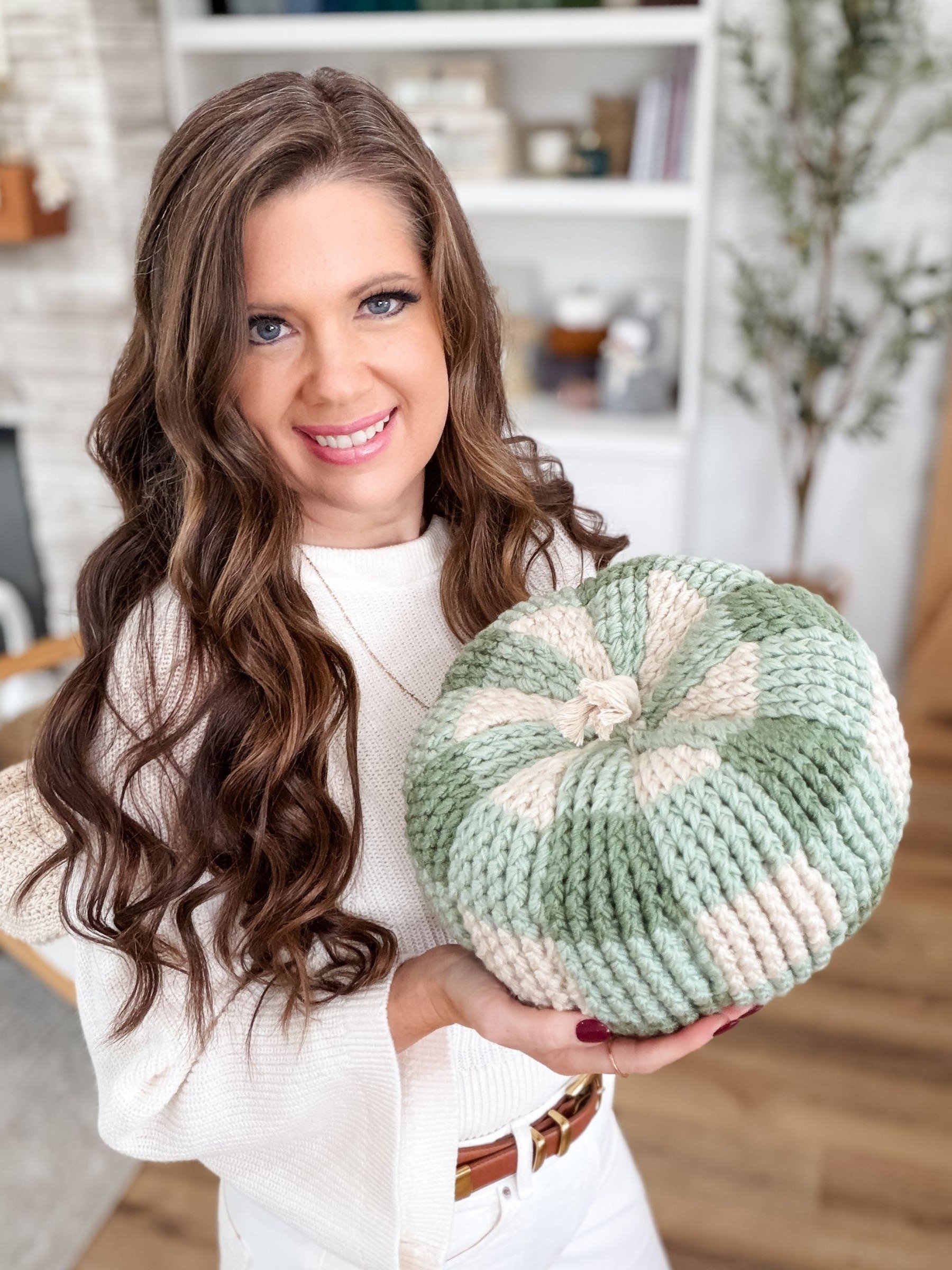 Country Gingham Pumpkin Crochet Pattern product image (2)