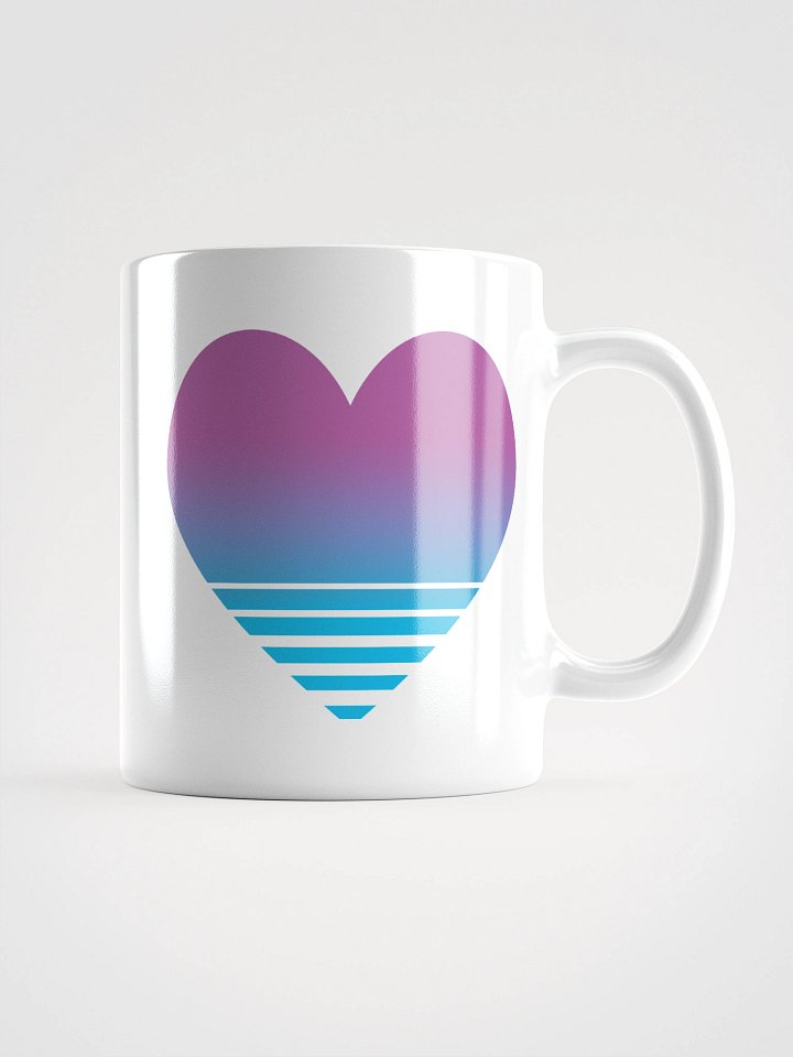 Vaporwave Heart Coffee Cup product image (2)