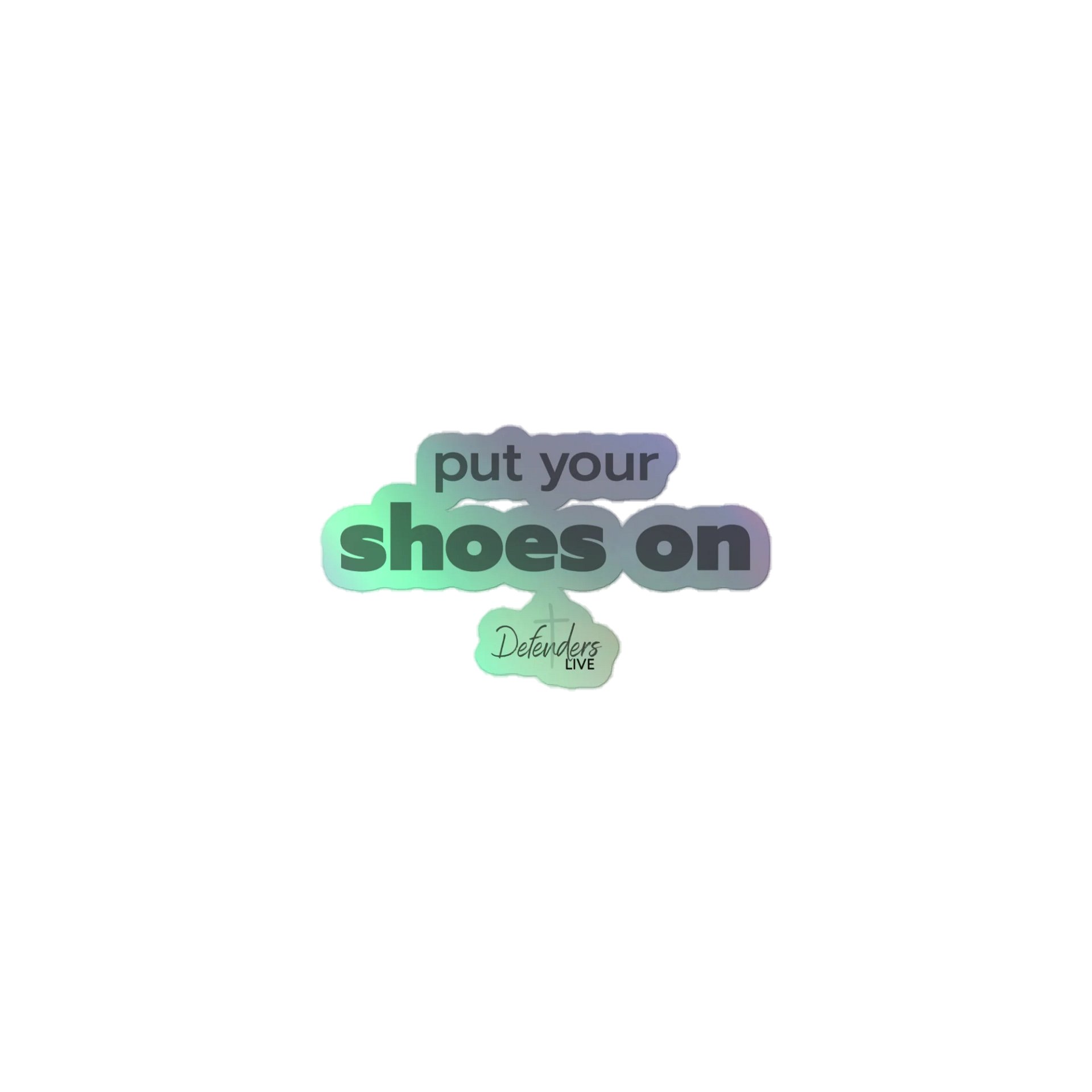 PYSO Simple Holographic PYSO Sticker Sheet product image (1)