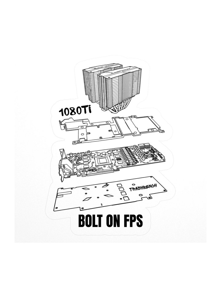 Bolt-On FPS Sticker product image (2)