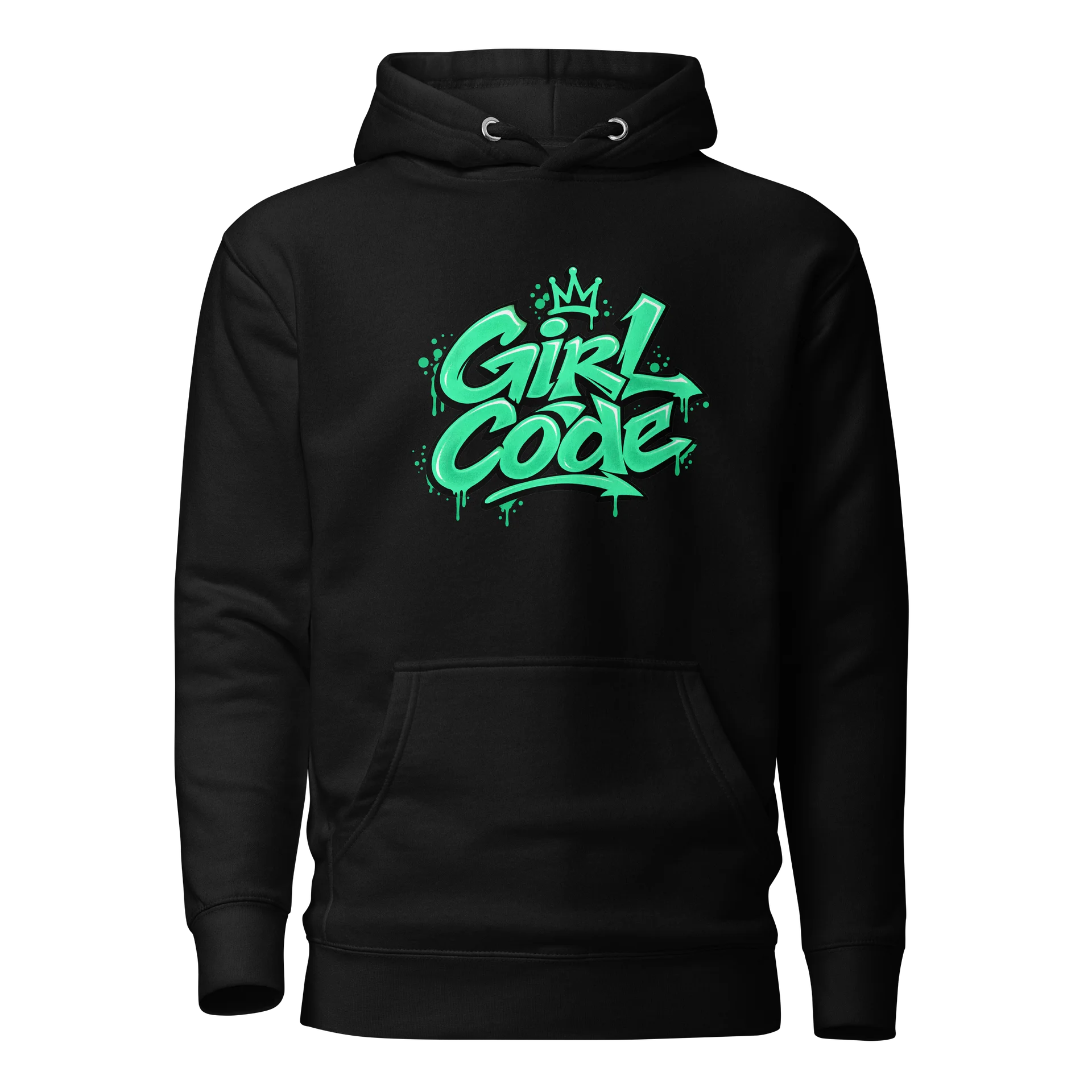 HERitage Girl Code Hoodie In Green product image (2)