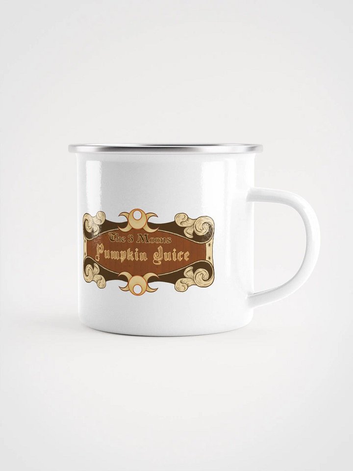 The 3 Moons Pumpkin Juice Enamel Mug product image (1)
