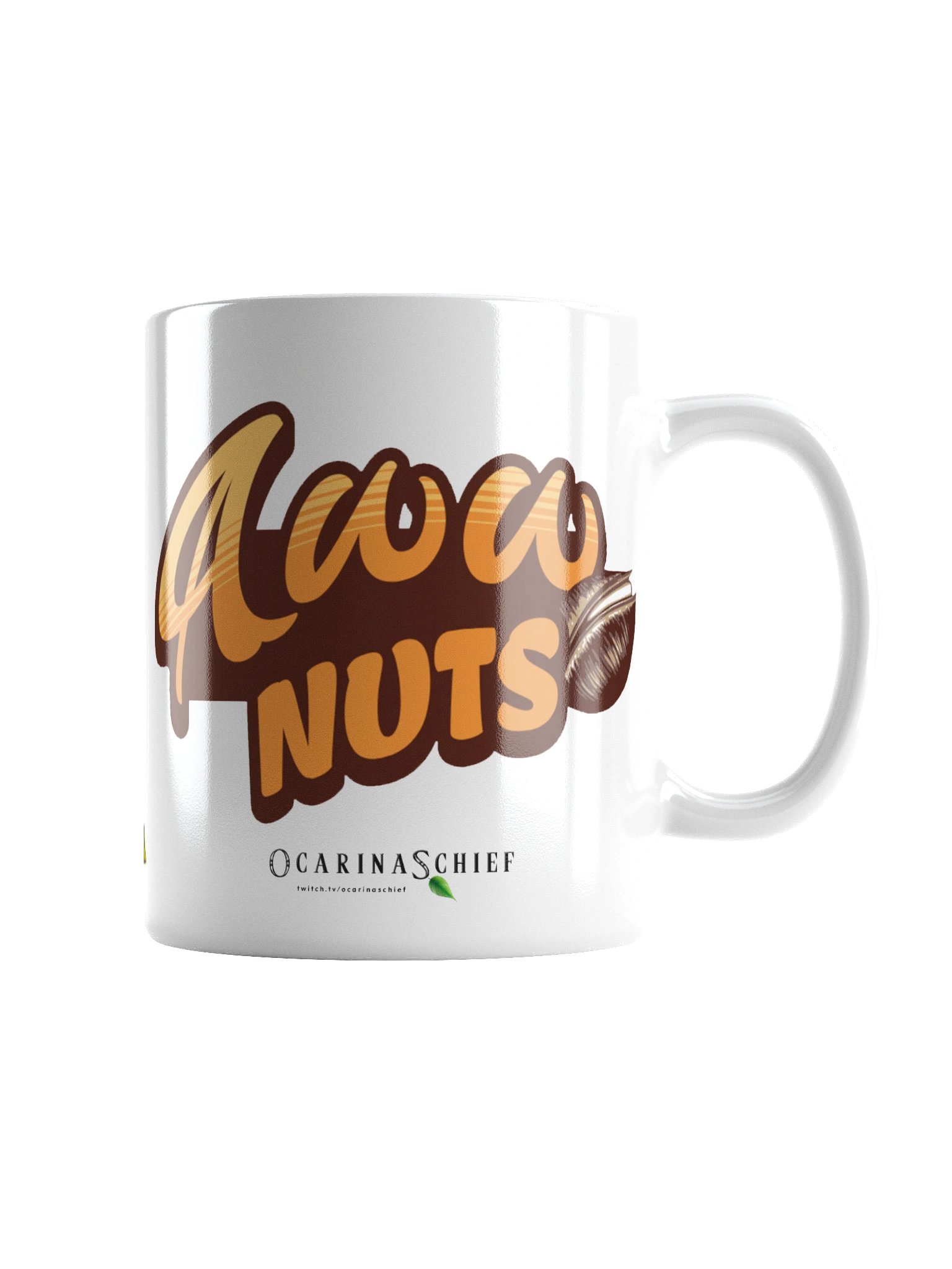 Aww Nuts White Glossy Mug product image (2)