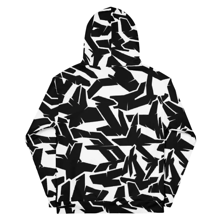 MALEREI LÁVINCI | BLACK/WHITE HOODIE product image (2)