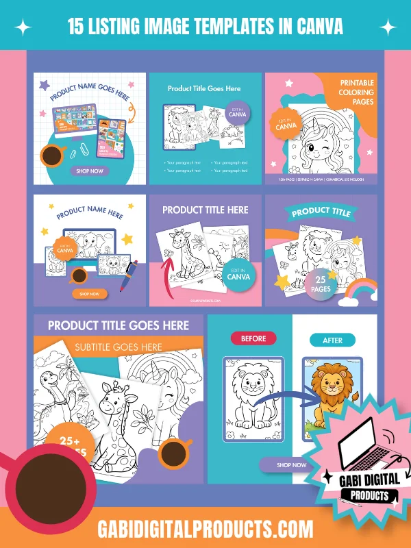 TPT Brand Kit Canva Templates product image (4)