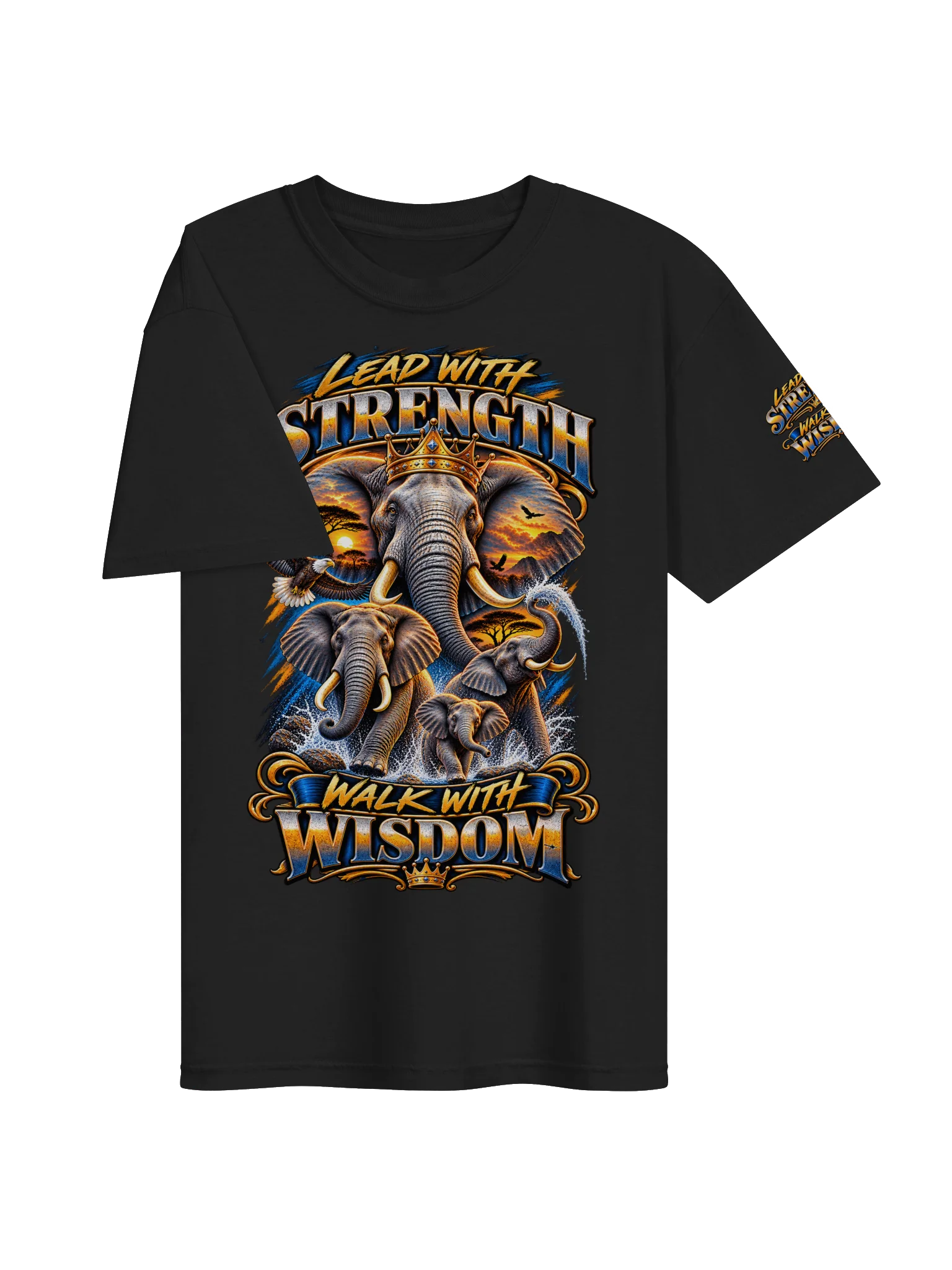 Stop Being Lazy — Lead With Strength, Walk With Wisdom Tee product image (2)
