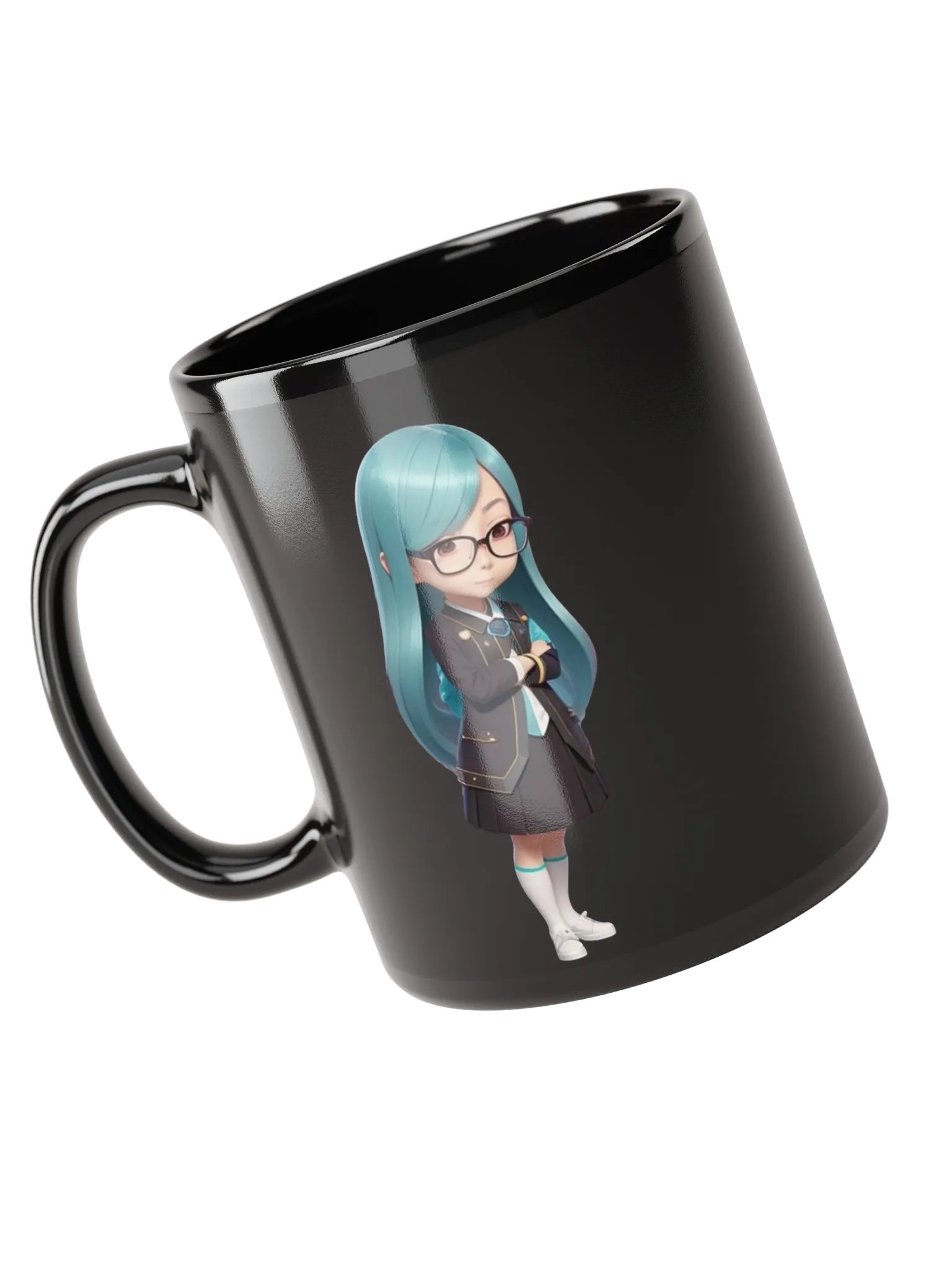 (AQUA CHIBI) K Black Mug product image (3)
