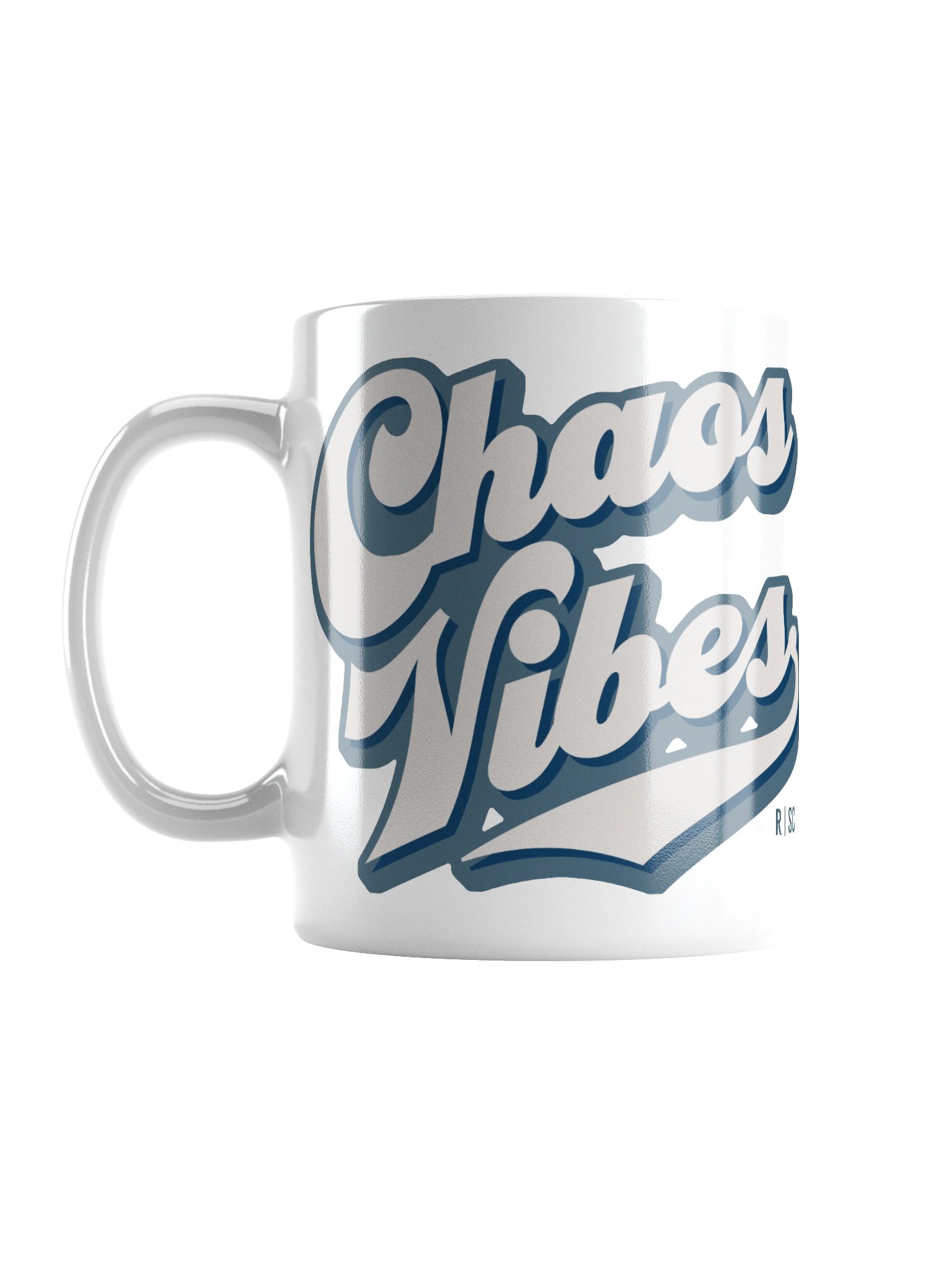 Chaos Vibes White Mug product image (3)