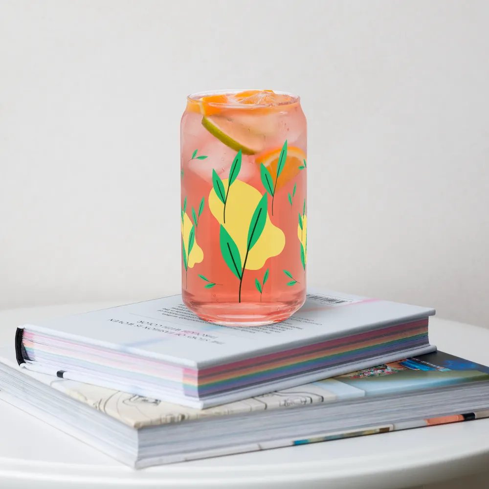 Boho Leaves Design - Sipper Glass product image (4)