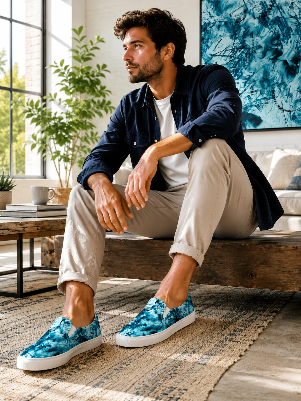Deep Current Men's Slip-On Canvas Shoes product image (1)