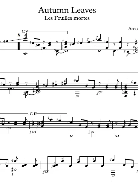 Falling Leaves – 10 Romantic Guitar Pieces product image (4)