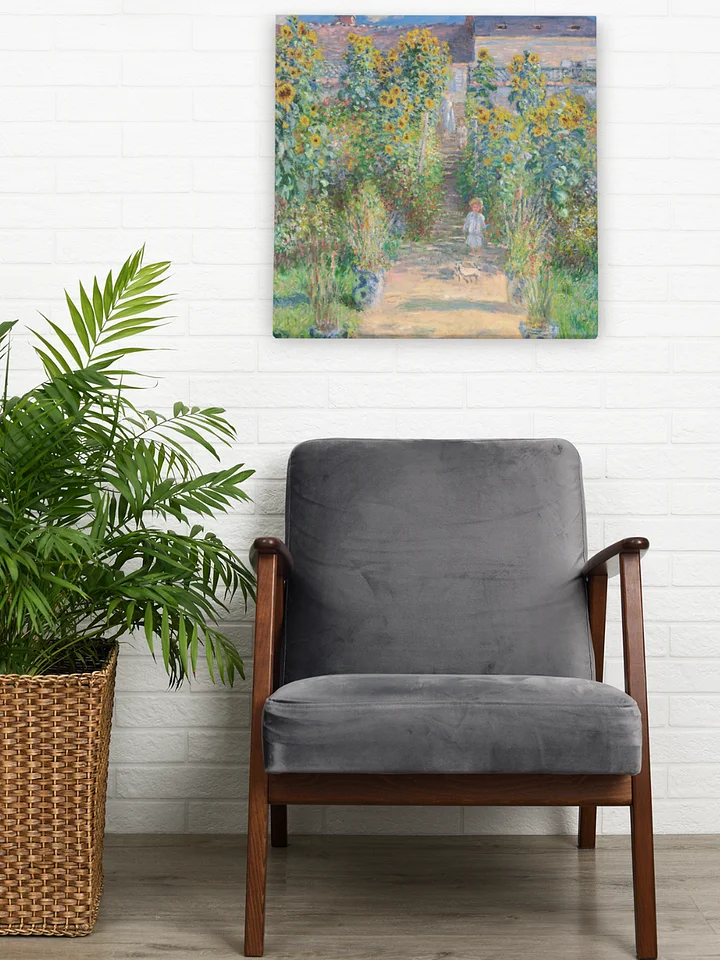 The Artist's Garden at Vétheuil (Claude Monet) Canvas product image (2)