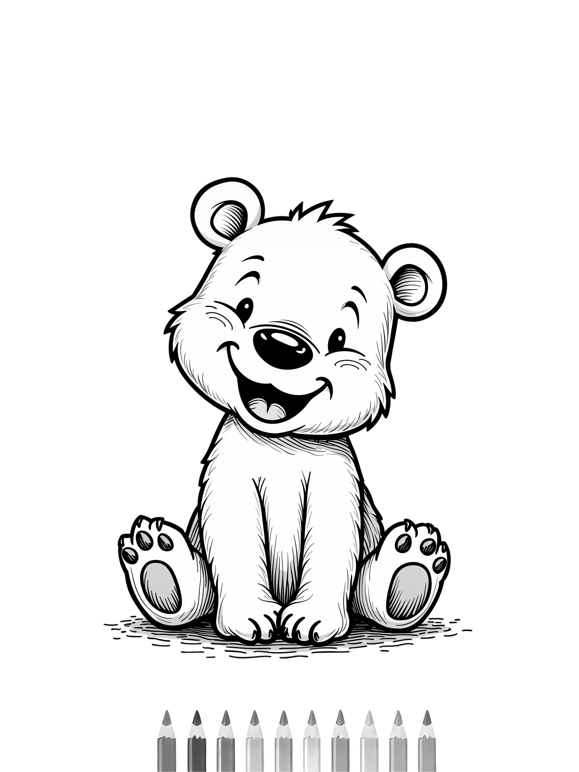 80 Pictures Children Coloring E-Book - Printable product image (4)