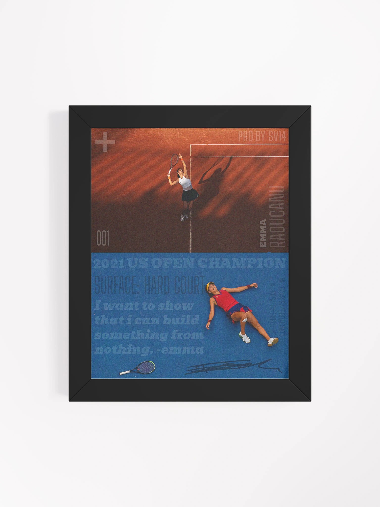 21' RADUCANU SIGNED FRAME product image (2)