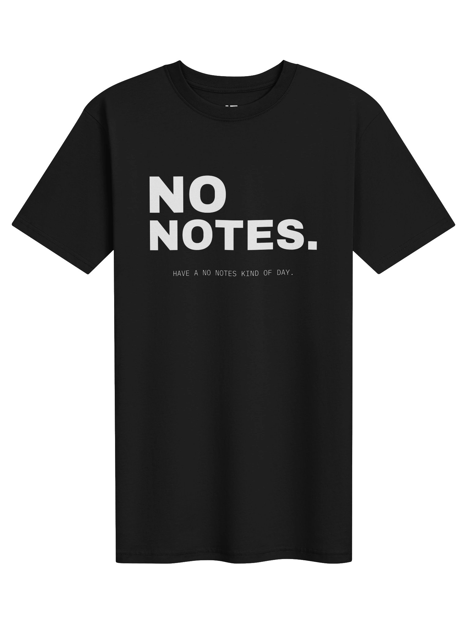 No Notes | White Graphic Front product image (1)