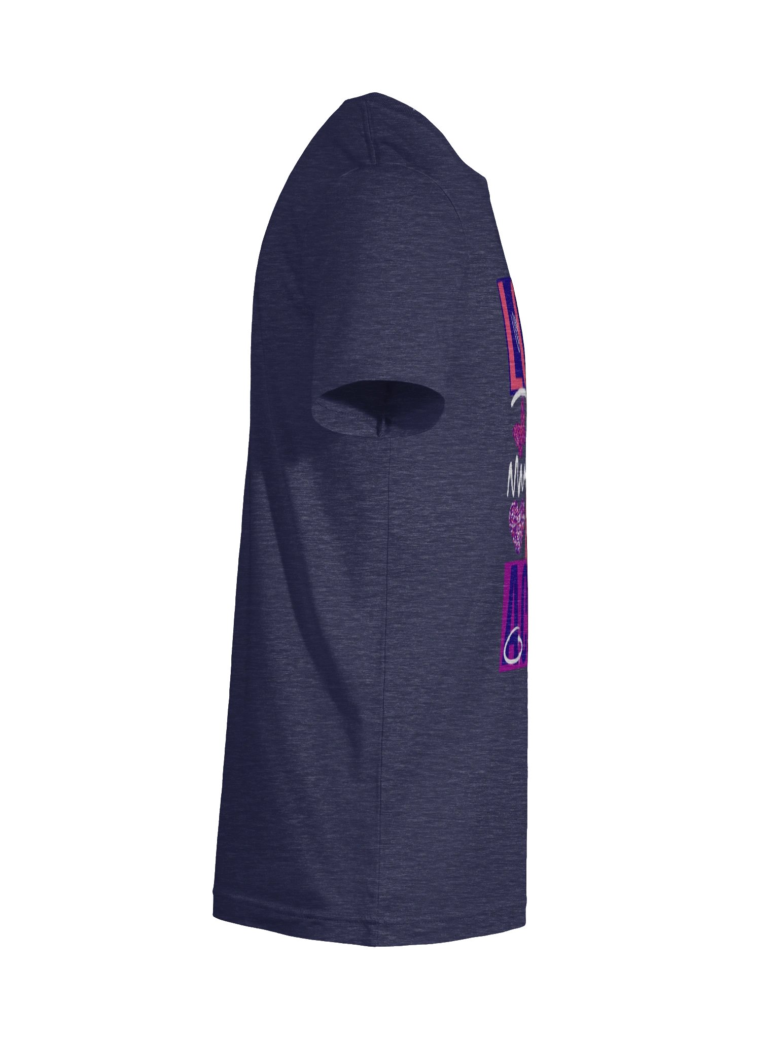 Love is Action! Bella + Canvas Unisex T-shirt_ EQALL® Originals_Pop Purple / Pink product image (11)