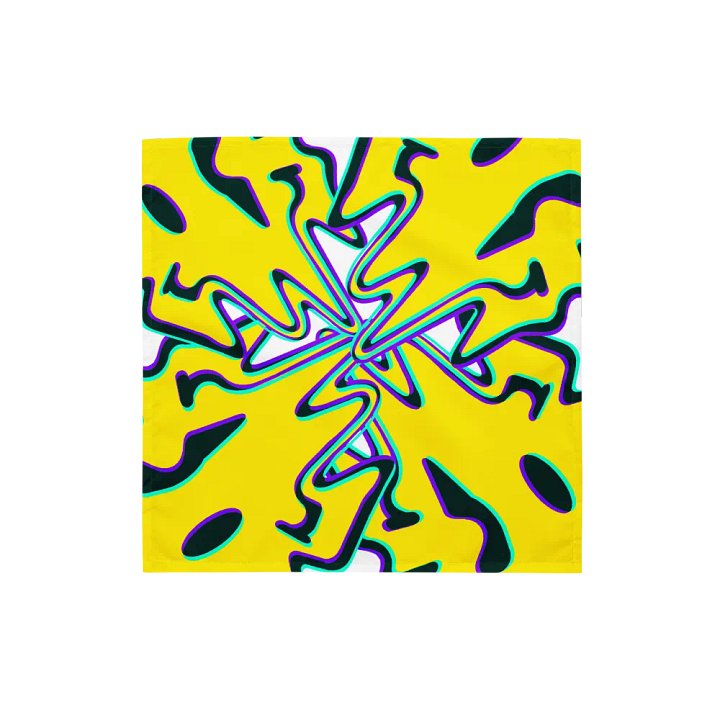 Psychedelic Glow All-Over Bandana product image (1)
