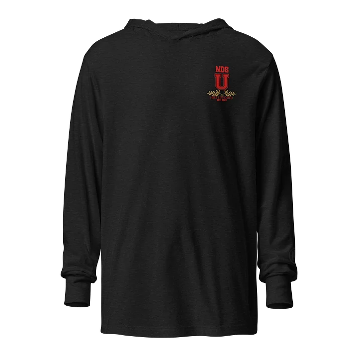NDS University Heel Education Hooded Long Sleeve Tee (Stitched) product image (1)