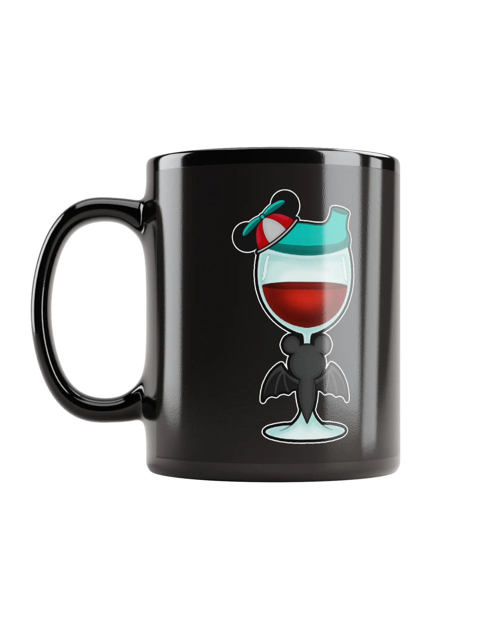 Wine-Hayley Logo Black Mug product image (1)