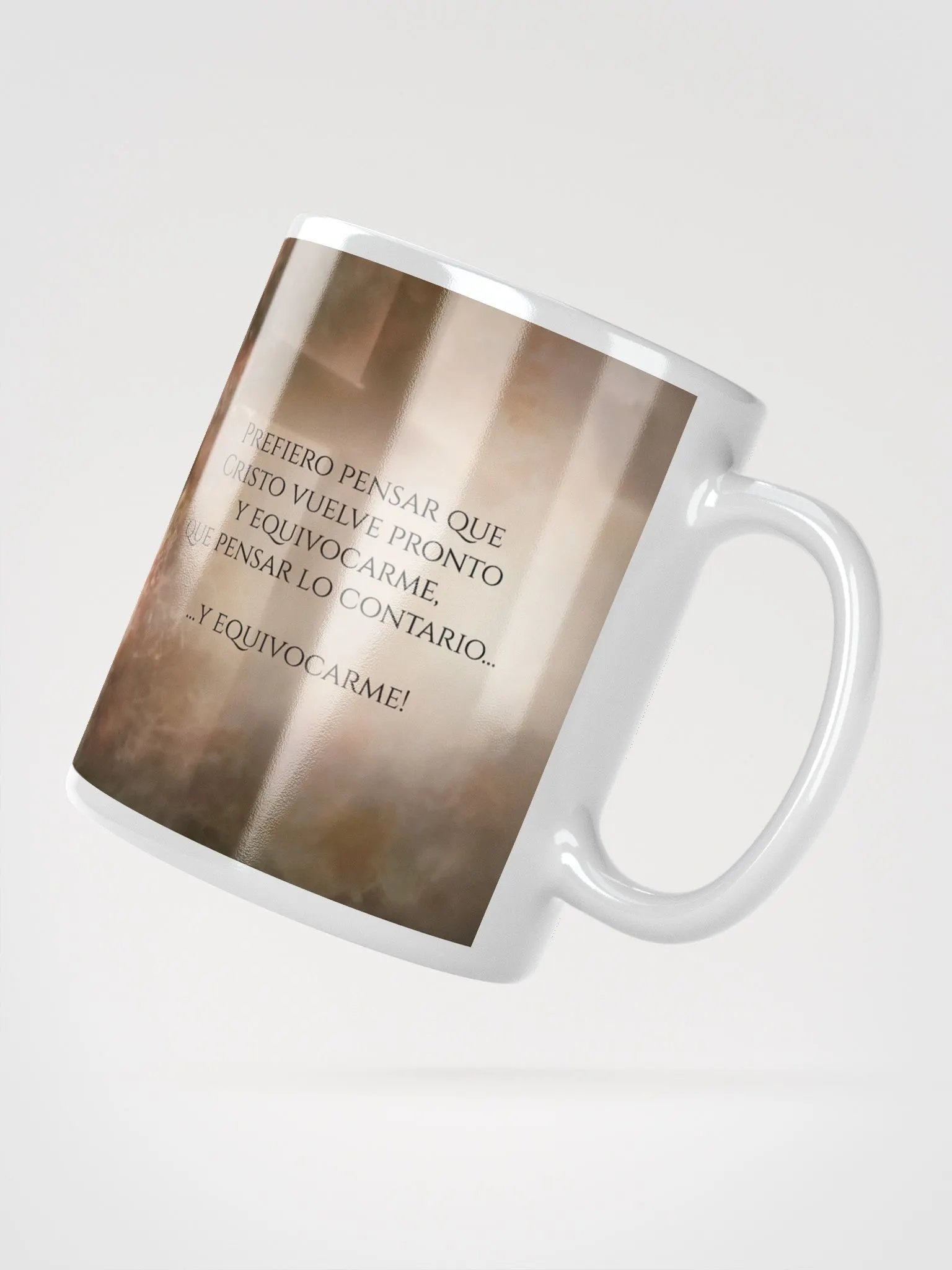 Taza "Prefiero pensar que Cristo vuevle pronto..." product image (4)