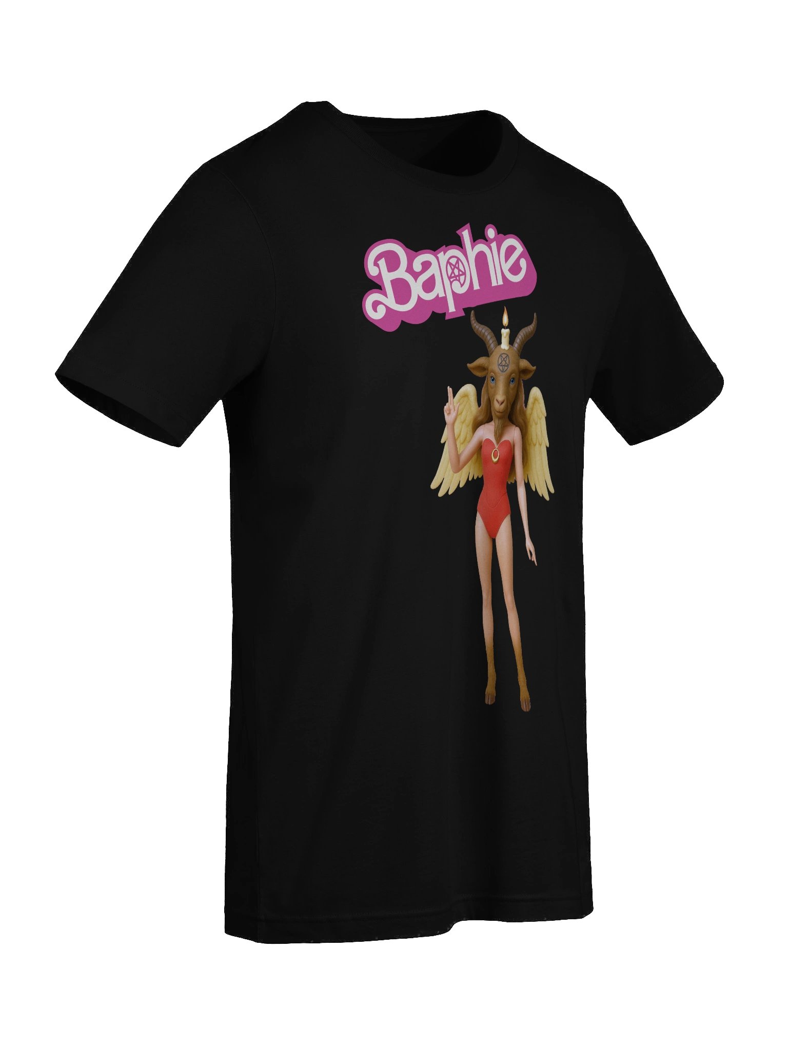 Baphie: The Darkest Doll in the Dreamhouse Parody Tee product image (82)