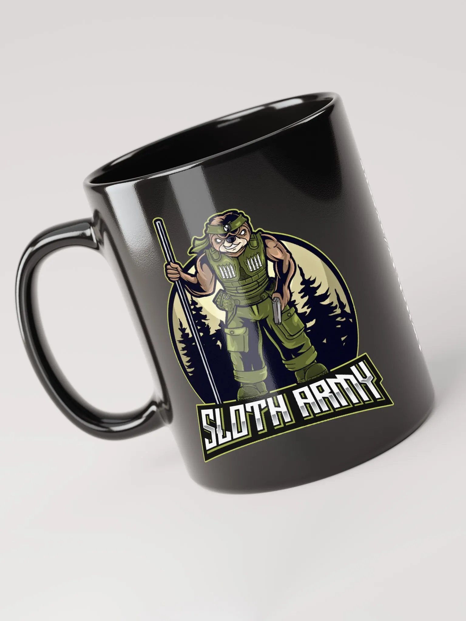 SlothArmy Black Mug product image (5)