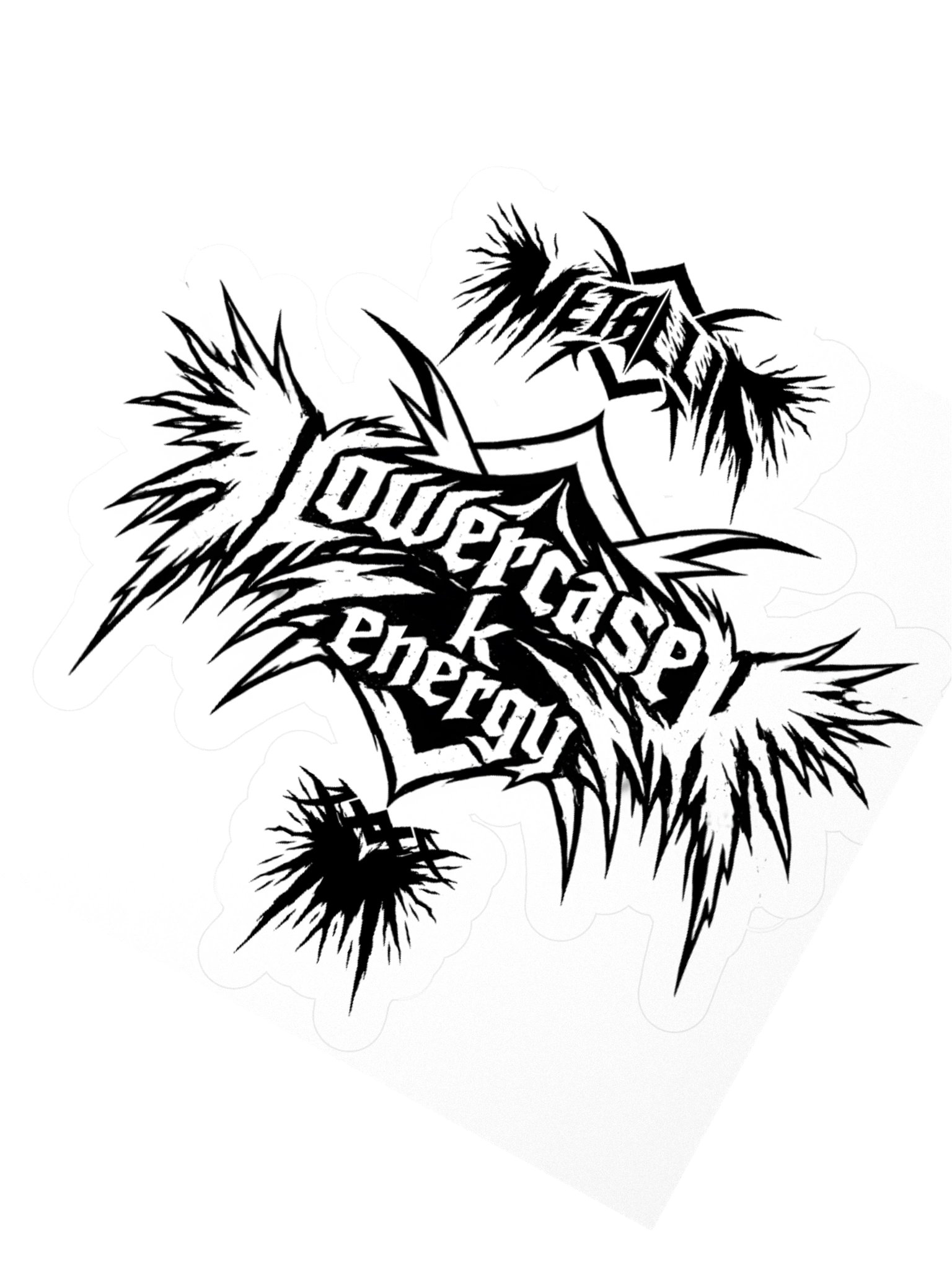 LOWERCASE k ENERGY STICKER product image (5)