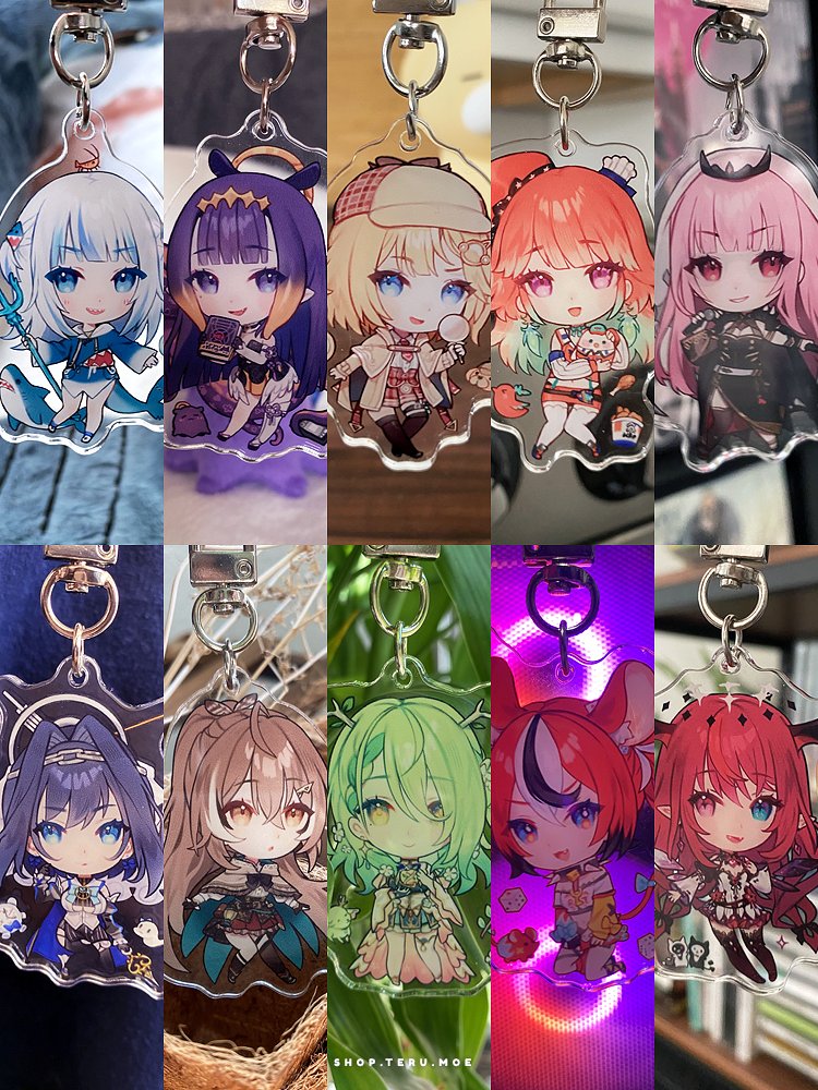 Hololive EN Acrylic Charms product image (3)