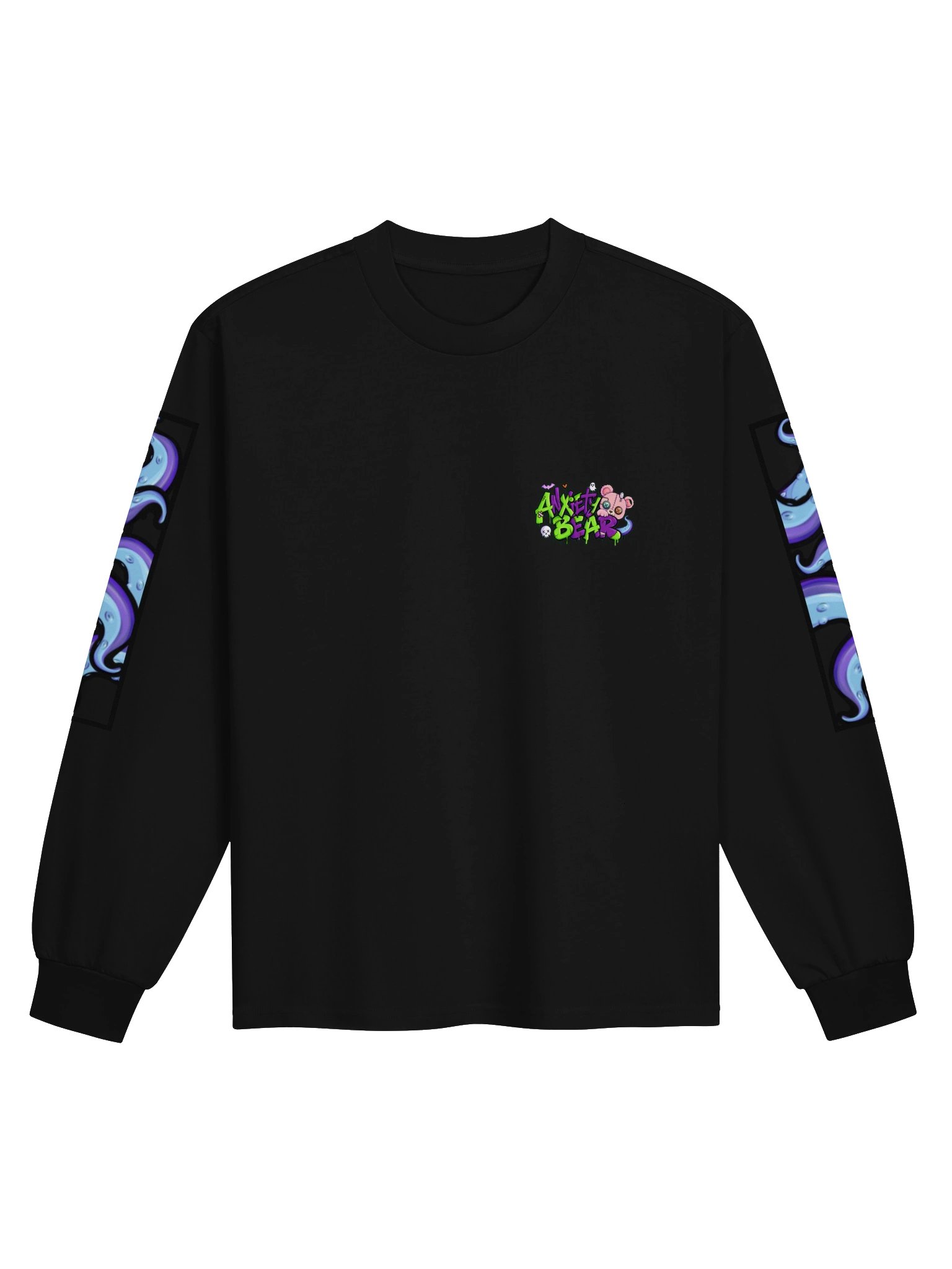 Heavyweight long sleeve T-shirt with Bearthulu product image (1)