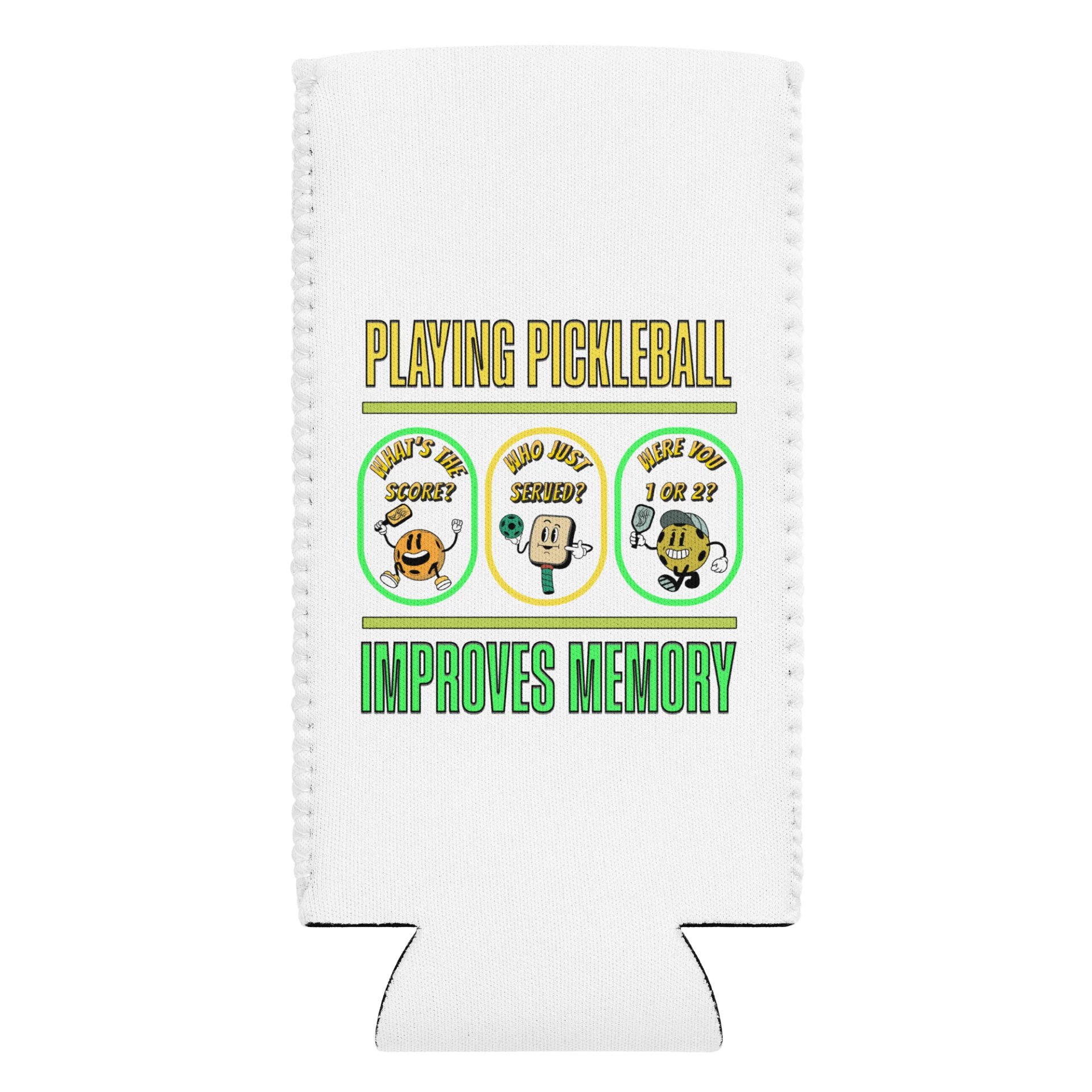 Playing Pickleball Improves Memory Boosting Can Cooler product image (1)