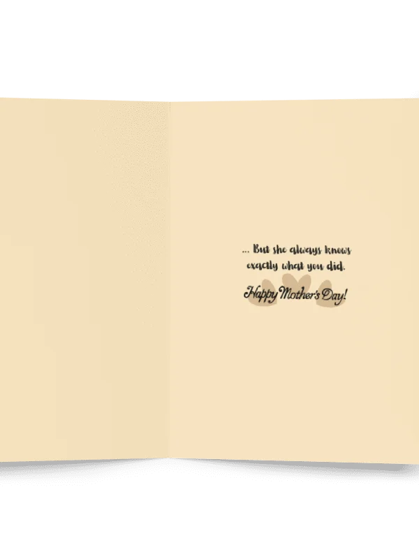 Funny Gumshoe Mother’s Day Card product image (5)