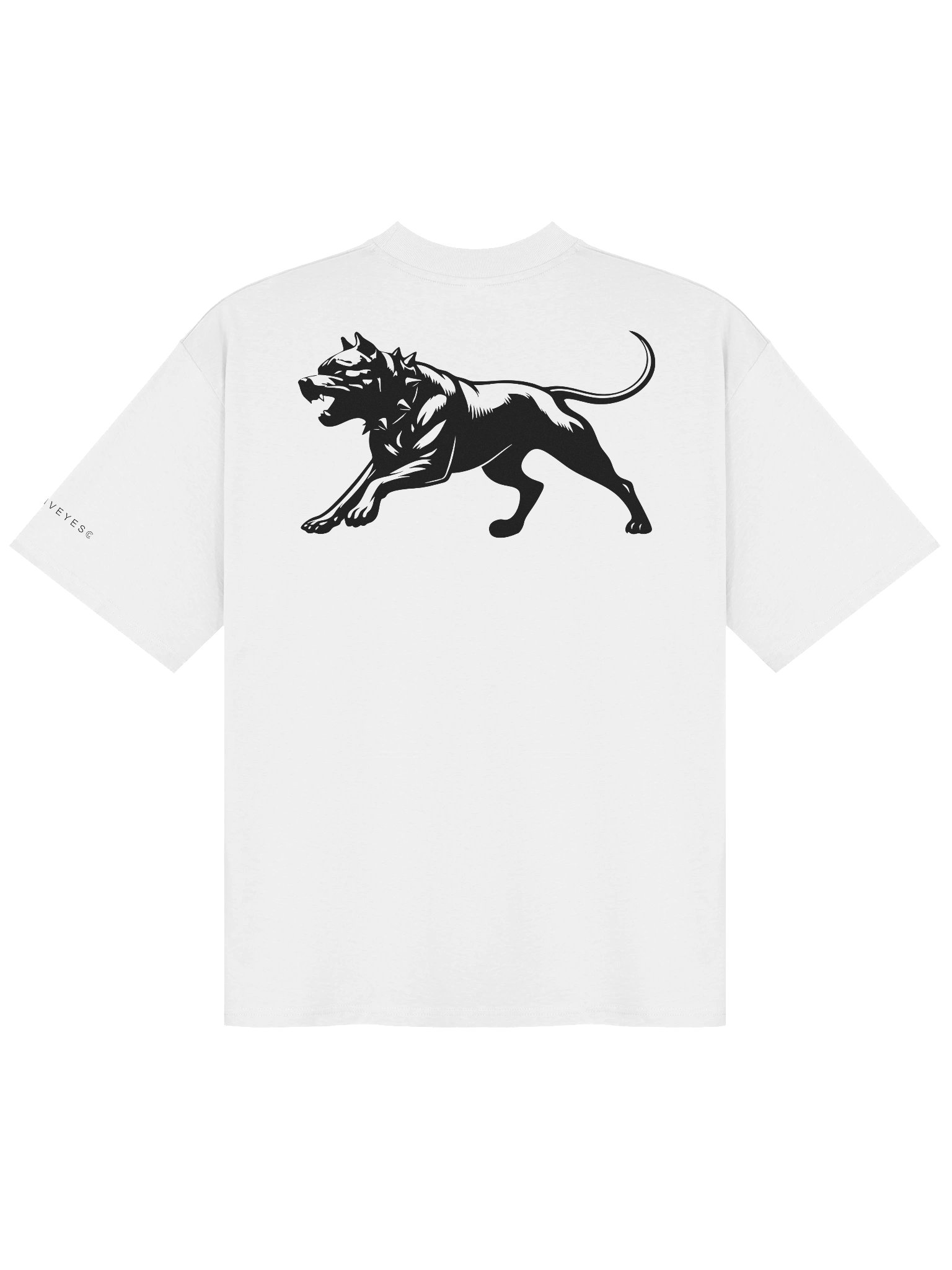 THE BEAST / Black Design Tee - White product image (1)